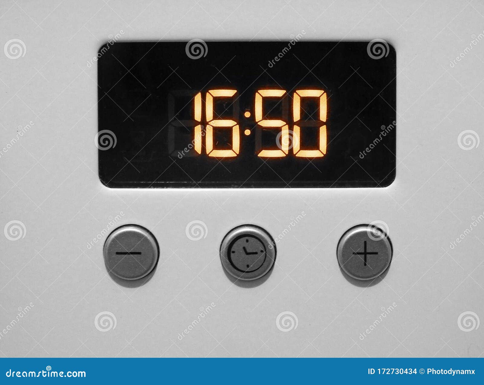 Oven Cooker Timer Digital Clock Food Cook Buttons Electric Led Numbers Time  Watch Face Hour Hours Minutes Bake Baking Neon Menu Stock Photo - Image of  menu, hour: 172730434