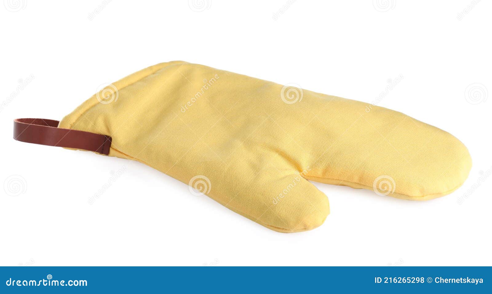 Oven Glove for Hot Dishes Isolated on White Stock Photo Image of
