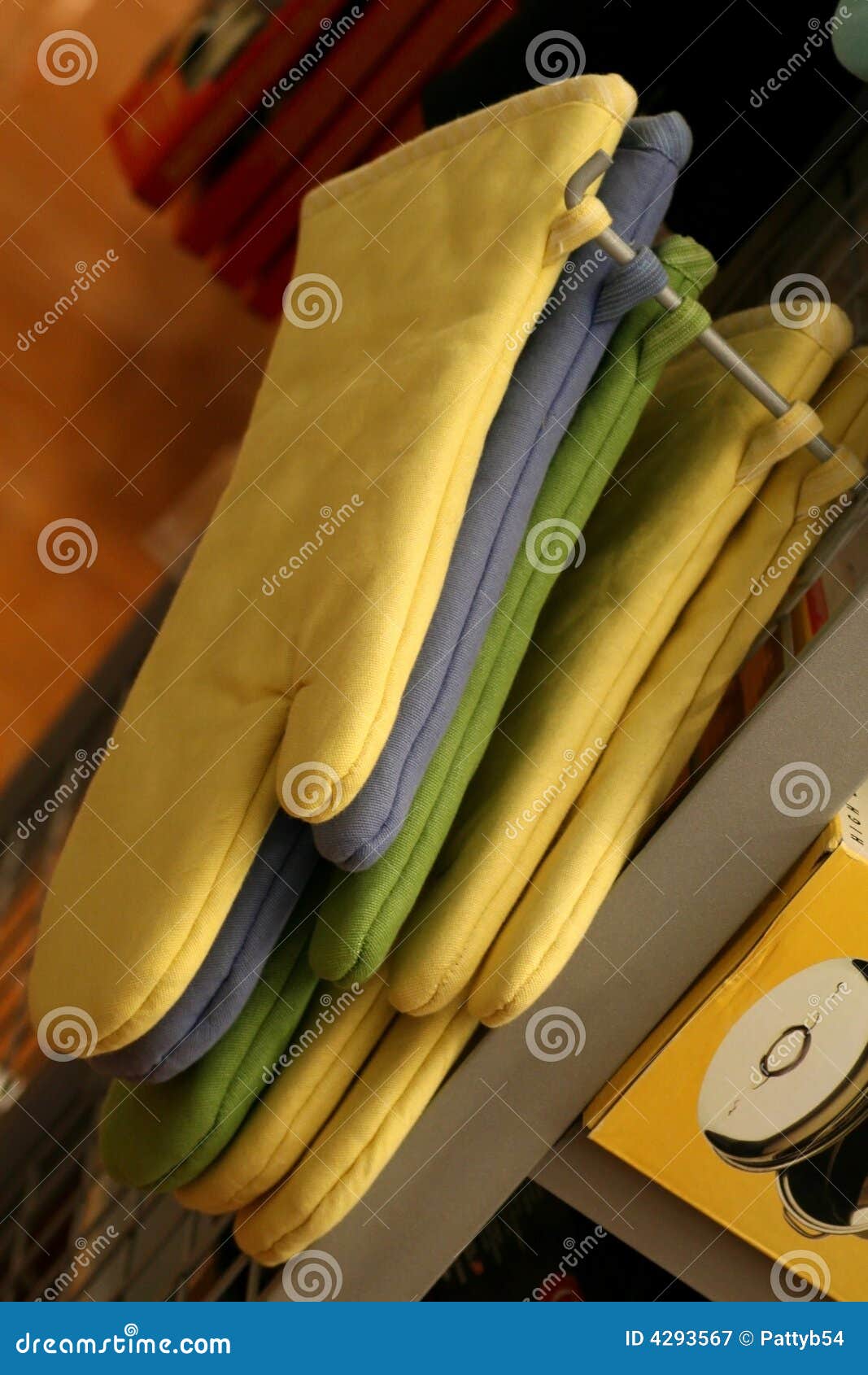 Oven Gloves stock image. Image of mitt, kitchen, glove 4293567