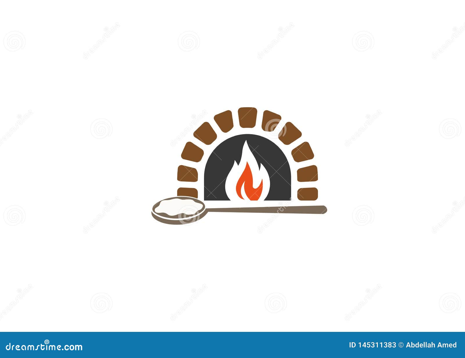 Oven Logo Tradicional Creativo Ilustración del Vector Ilustración de