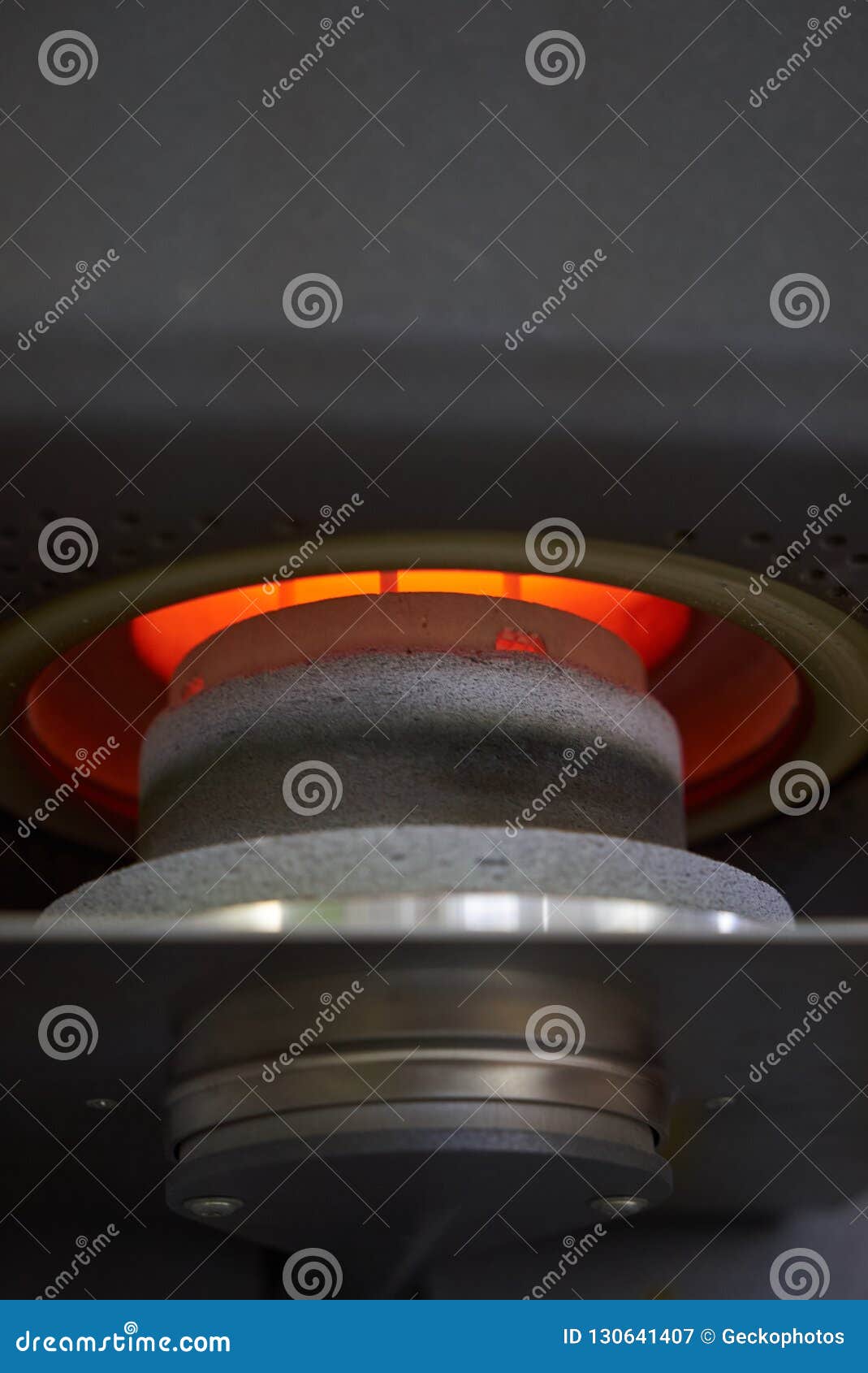 Oven and Press for Ceramic Dental Prostheses, in Action, Closeu Stock