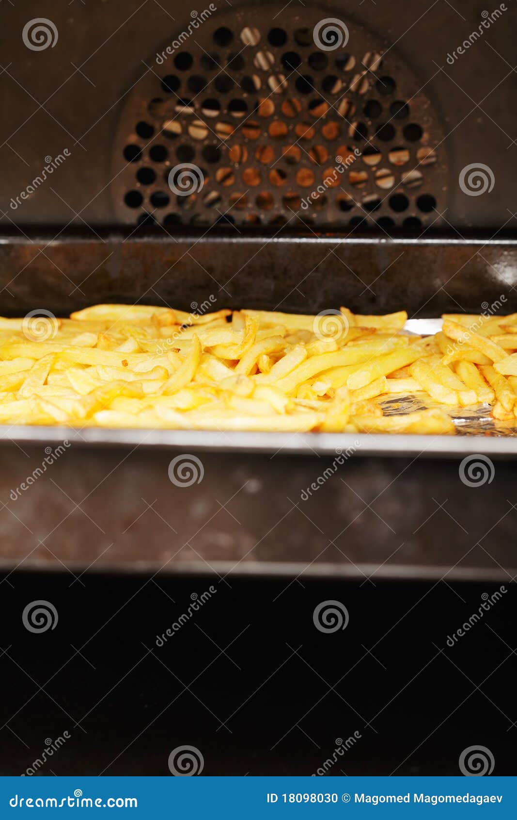 Oven tray with potatoes stock photo. Image of meal, oven 18098030