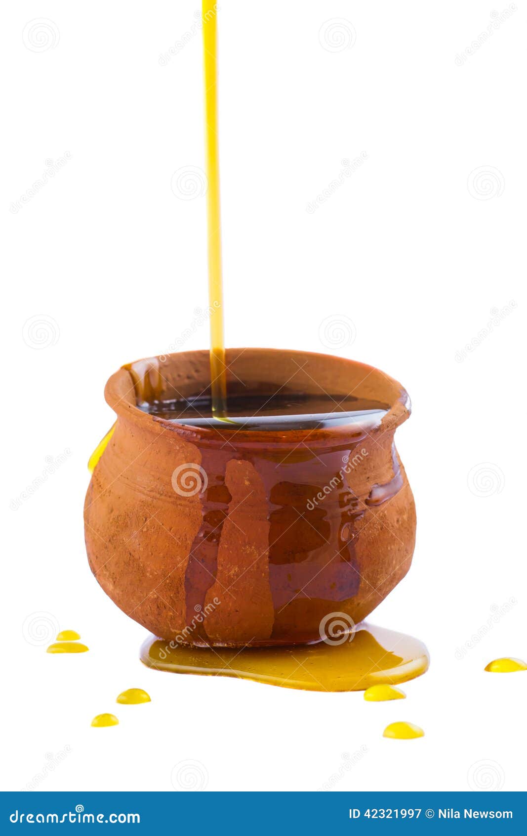 overflowing honey pot