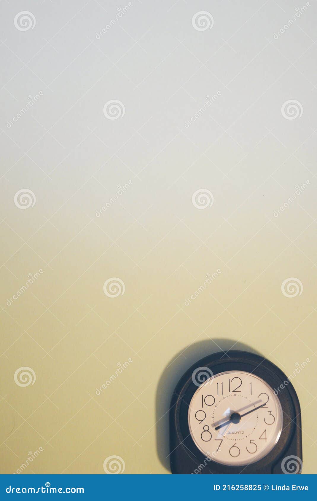 Overhead photo of clock stock image. Image of timer 216258825