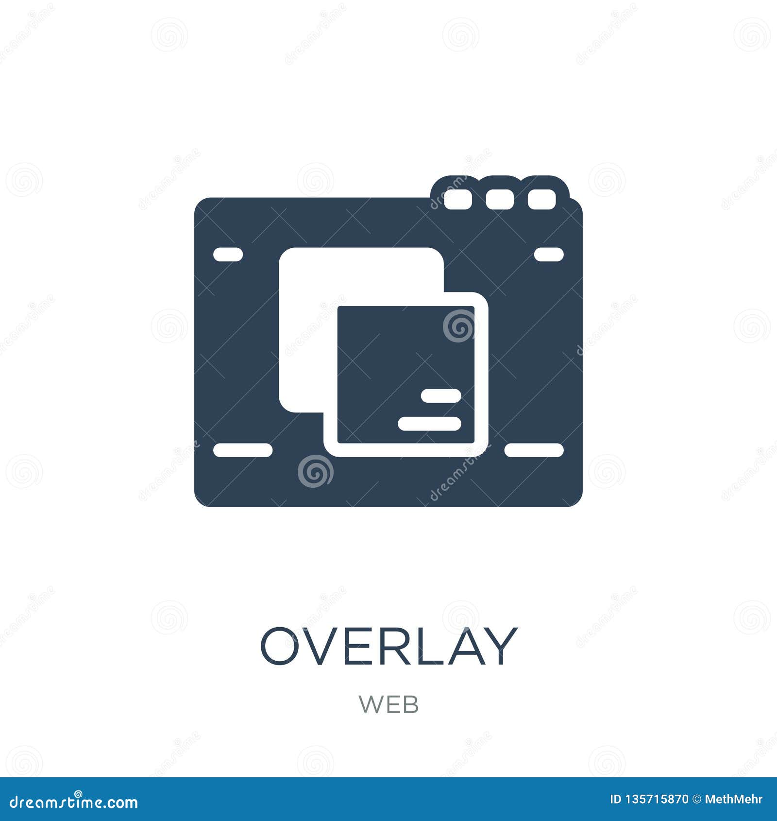  Overlay Icon  In Trendy Design Style Overlay Icon  Isolated 