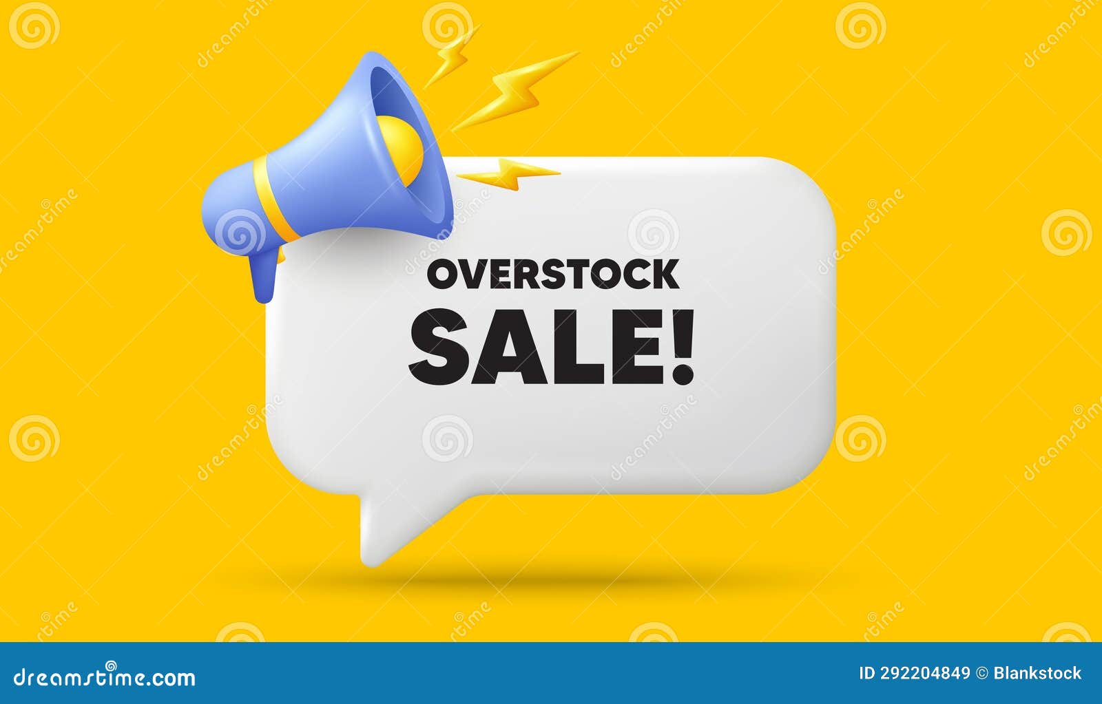 Overstock sale special offer price sign Royalty Free Vector