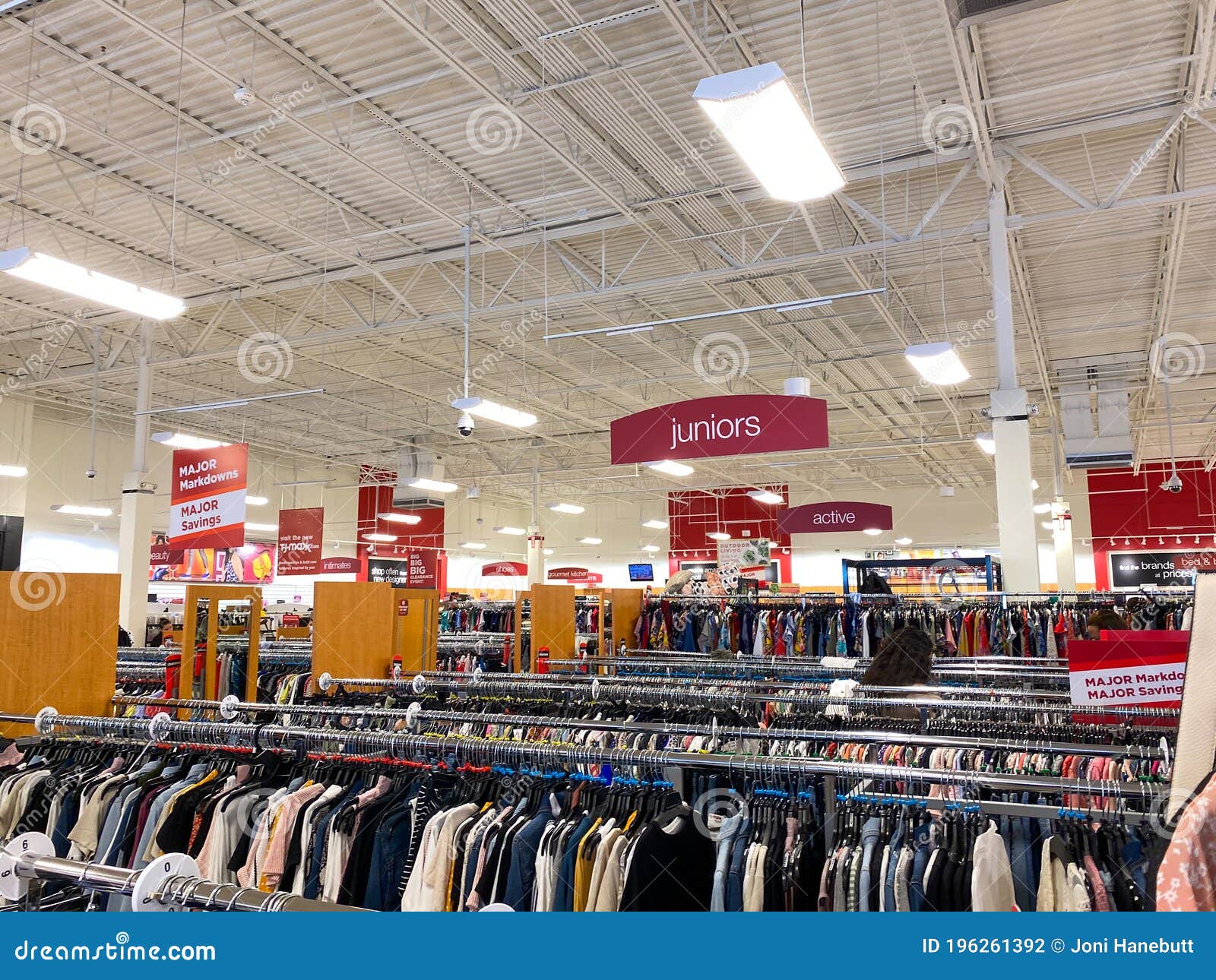 An Overview of a TJ Maxx Store in Orlando, Florida Editorial