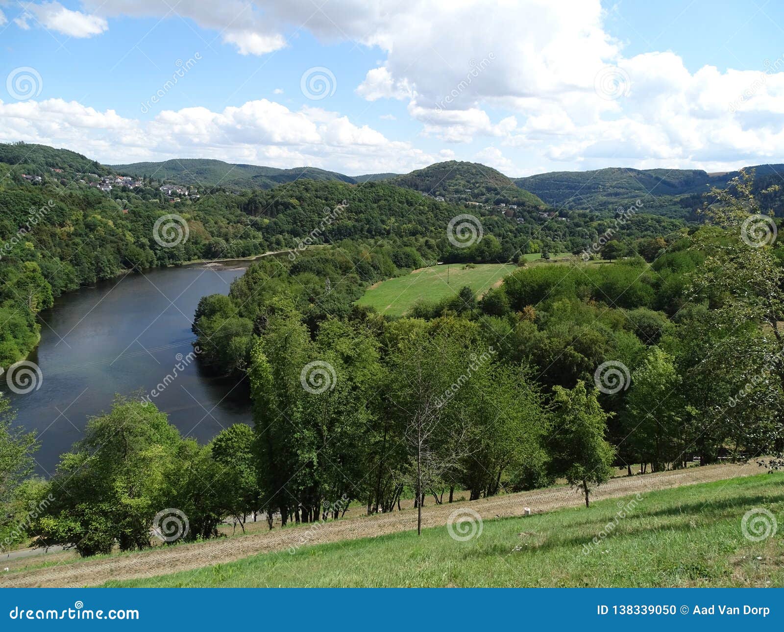 overview of vallye from urfttal dam