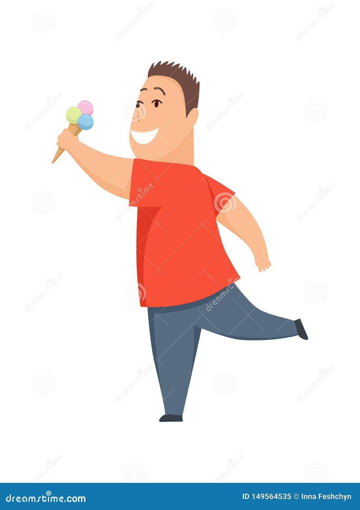 Overweight Boy Cute Chubby Child Cartoon Characters Eating Ice Cream Vector Illustration on a White Background. Stock Vector - Illustration of cake, heavyset: 149564535 Overweight Boy Cute Chubby Child Cartoon Characters Eating Ice Cream Vector Illustration on a White Background. Stock Vector - Illustration of cake, heavyset: 149564535