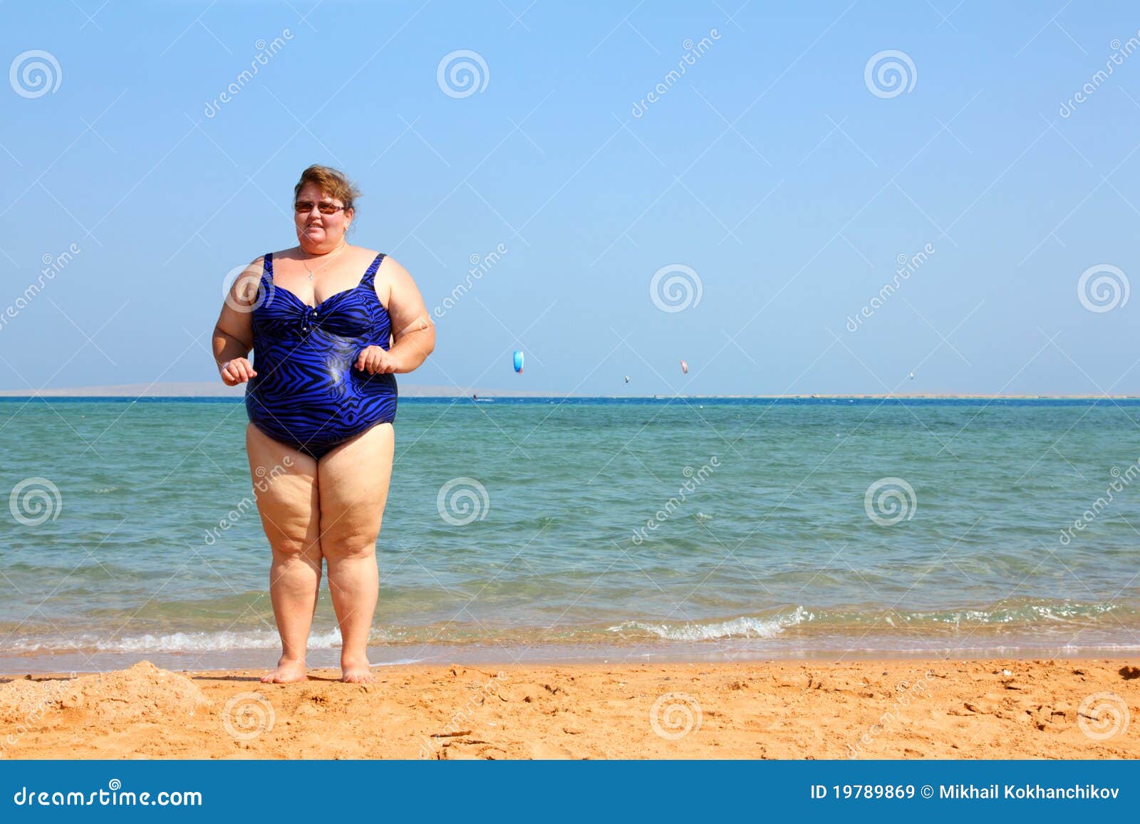 3,062 Overweight Woman Beach Stock Photos