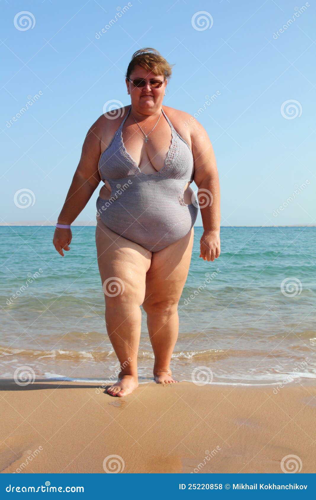 3,062 Overweight Woman Beach Stock Photos