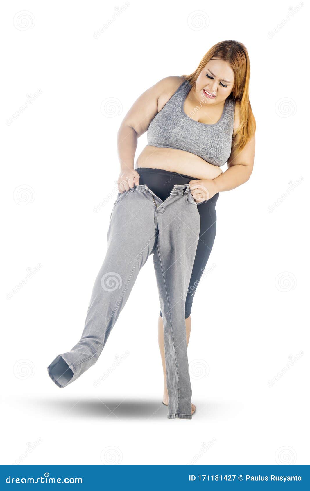 Plus Size Women's Clothing 2023 Autumn New High Waist Dark Blue Nine-Point Jeans  Fat Girl Looks Slim Straight Cigarette Pants