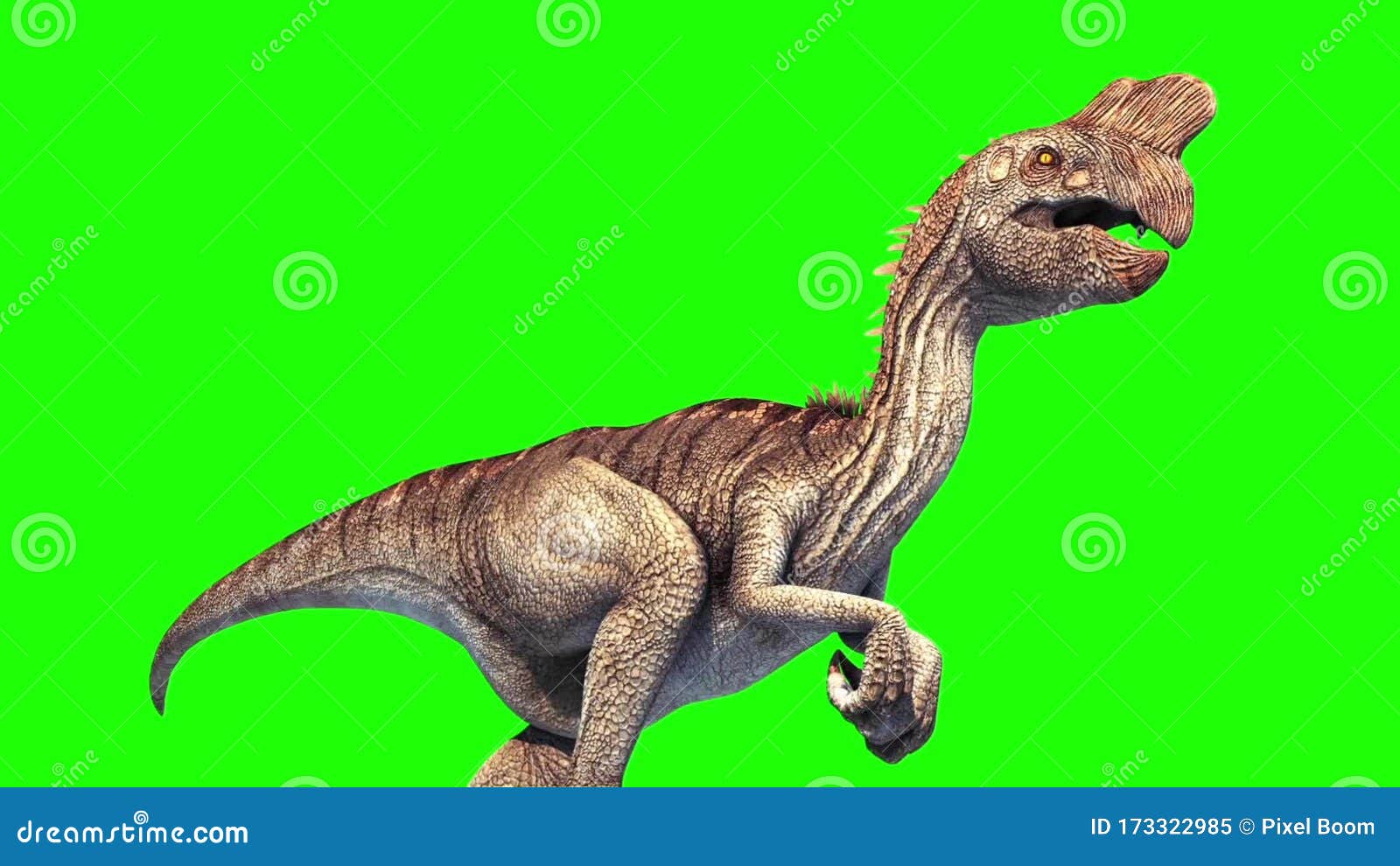 Velociraptor Running Across Screen Roar 1 Effect