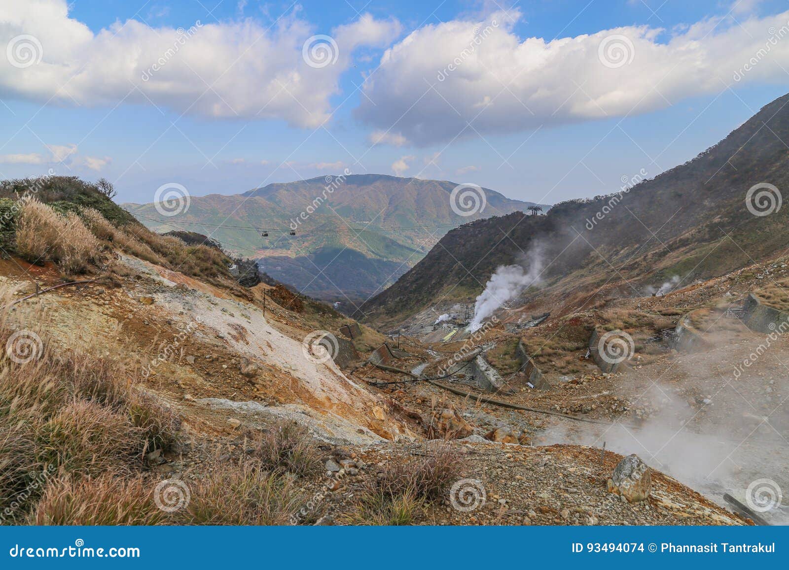 Owakudani,Japan stock photo. Image of japan, valley, landscape 93494074