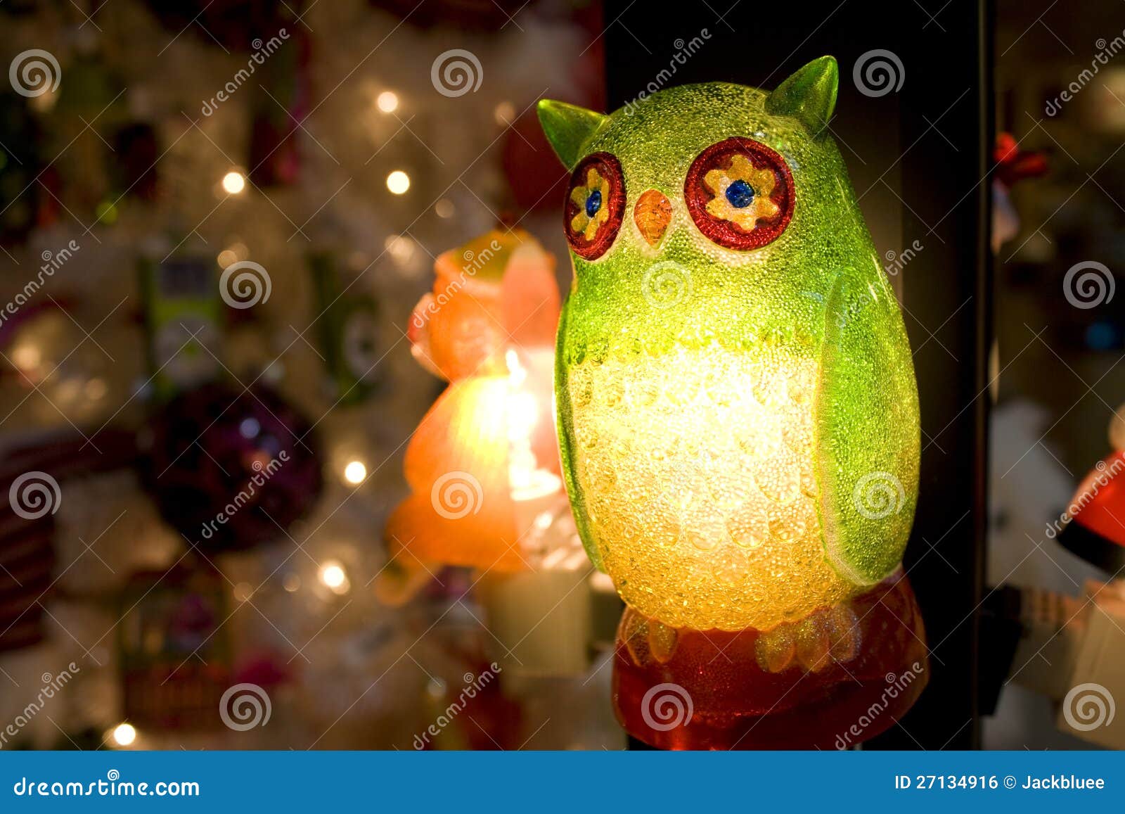 Owl Christmas light stock photo. Image of holiday, home 27134916