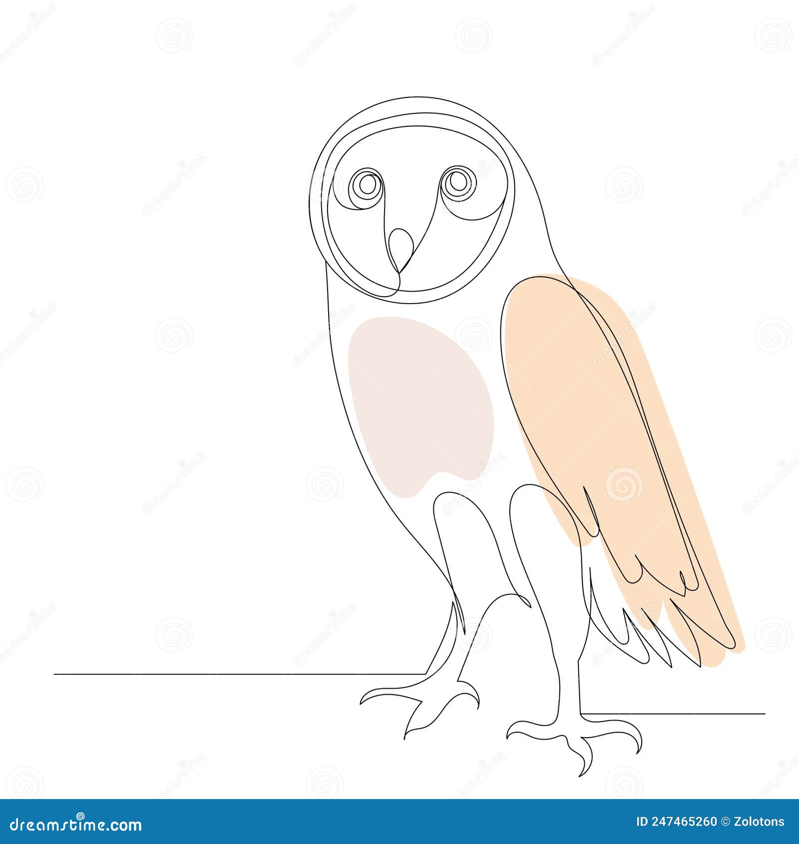 Drawing an Owl step by step - simple owl drawing - Smart Kids 123