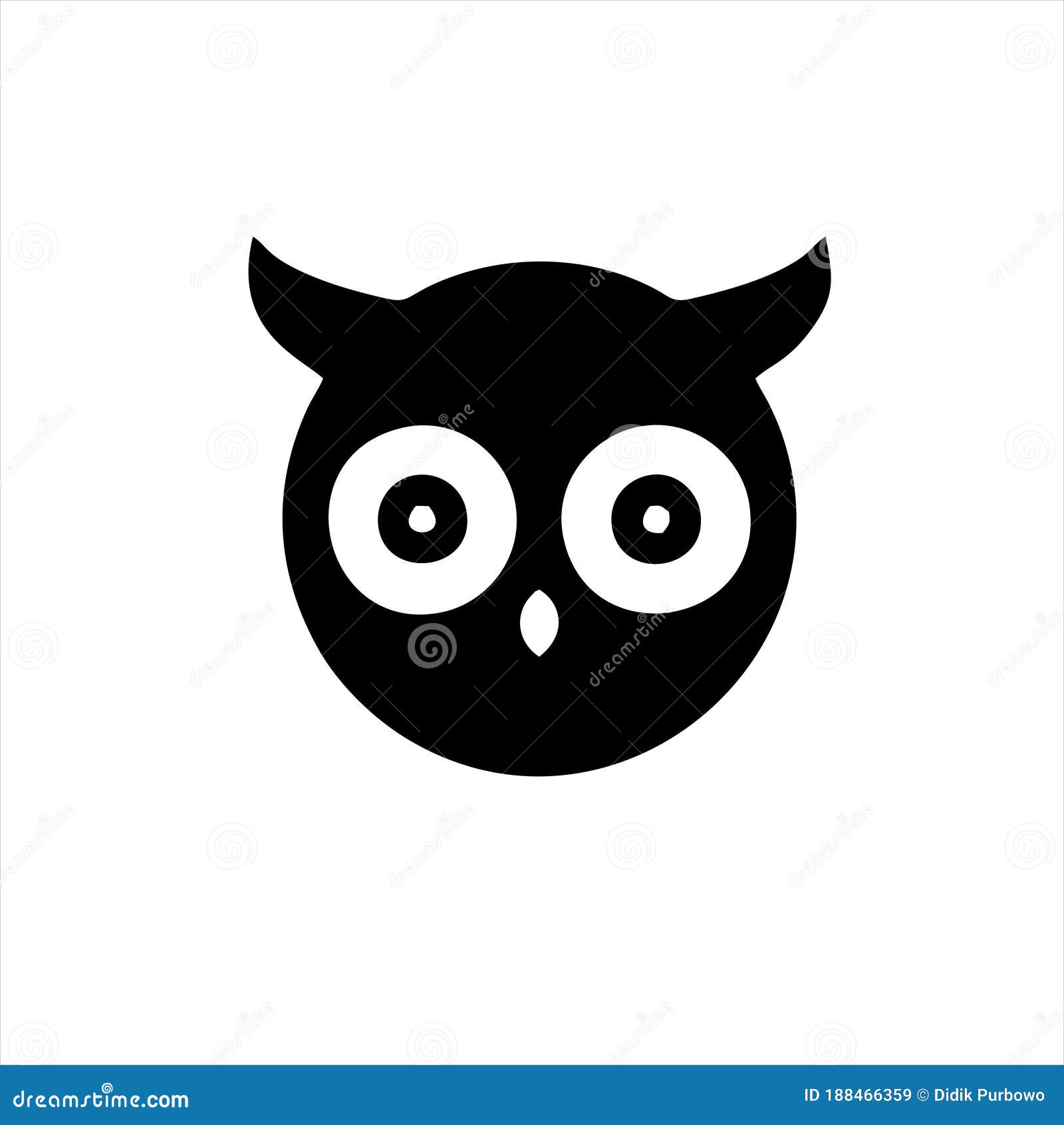 owl icon  on white background. owl icon in trendy  style