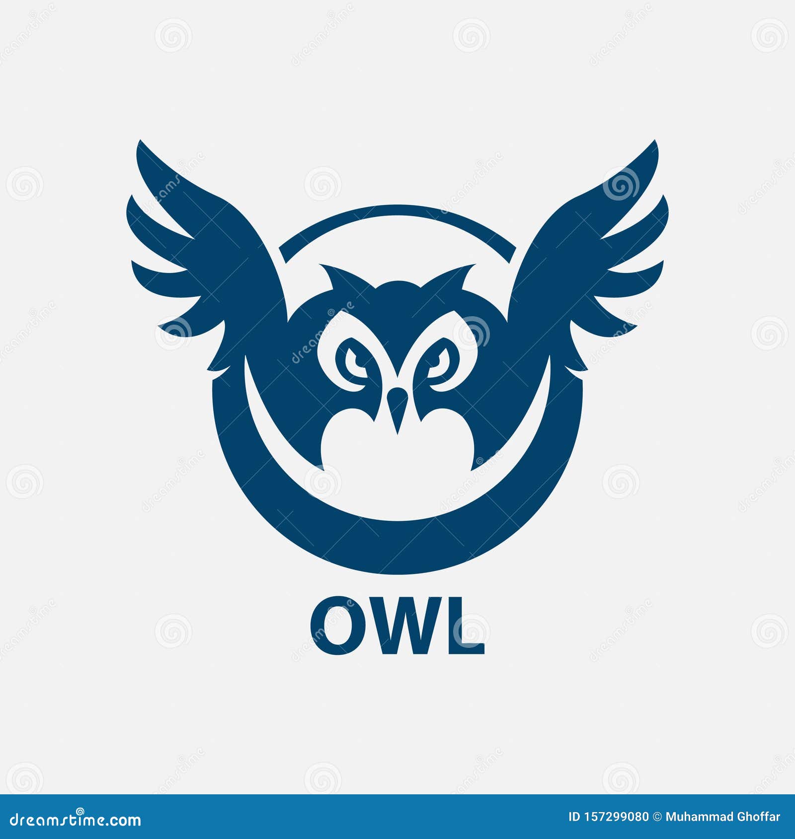 owl icon in trendy  style. owl  logo icon modern and simple flat 