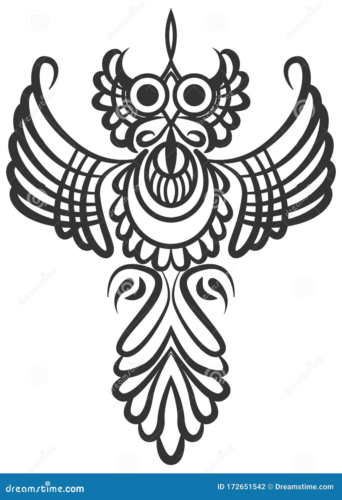 Garuda emblem logo simple thailand Royalty Free Vector Image