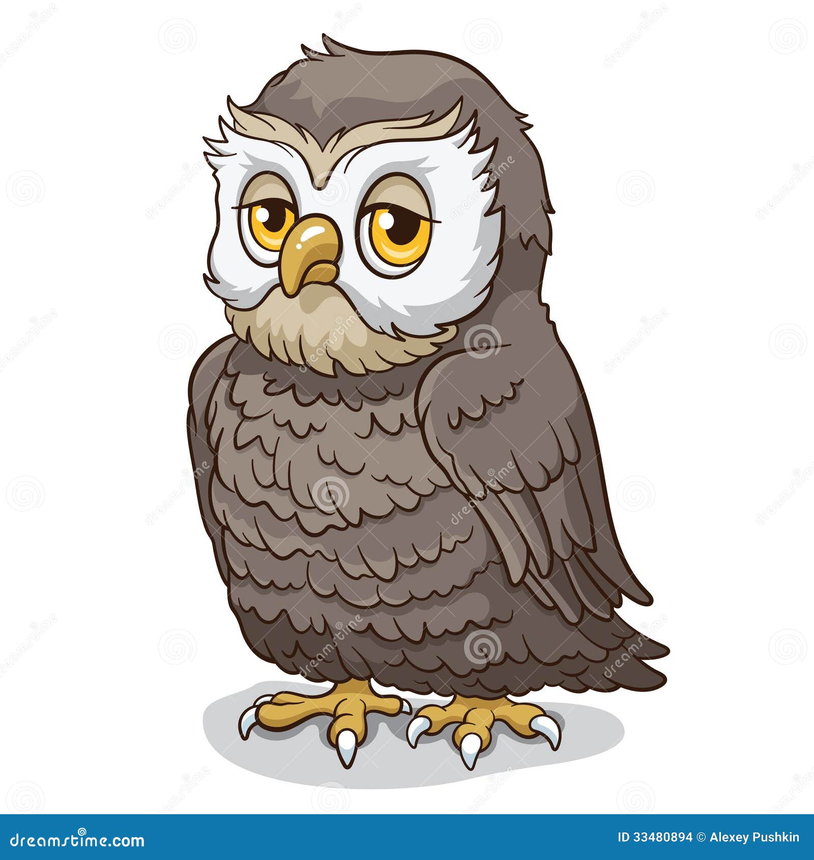 Owl stock vector. Illustration of cartoon, icon, animal - 33480894 Owl stock vector. Illustration of cartoon, icon, animal - 33480894