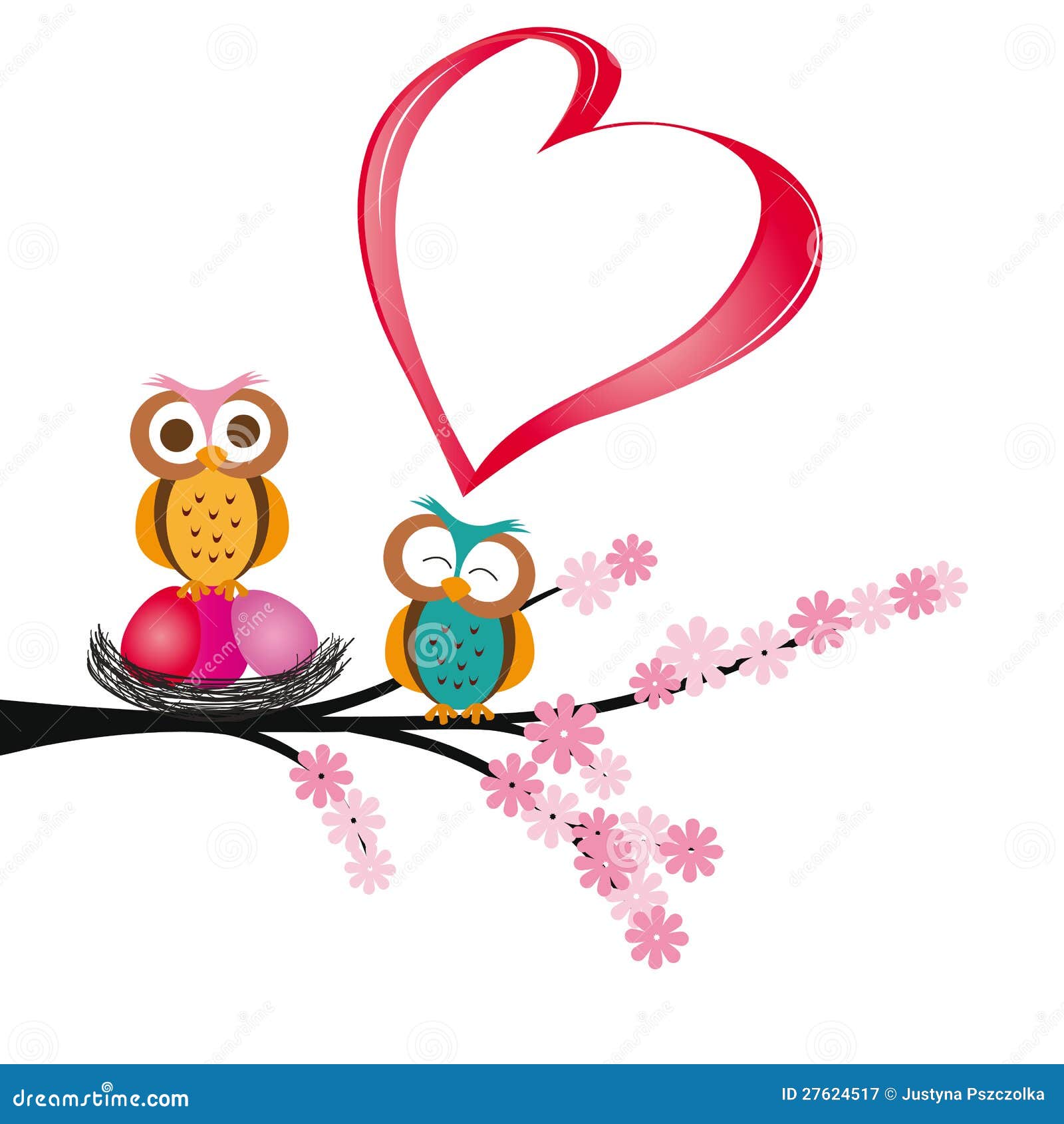 owl heart clipart - photo #23