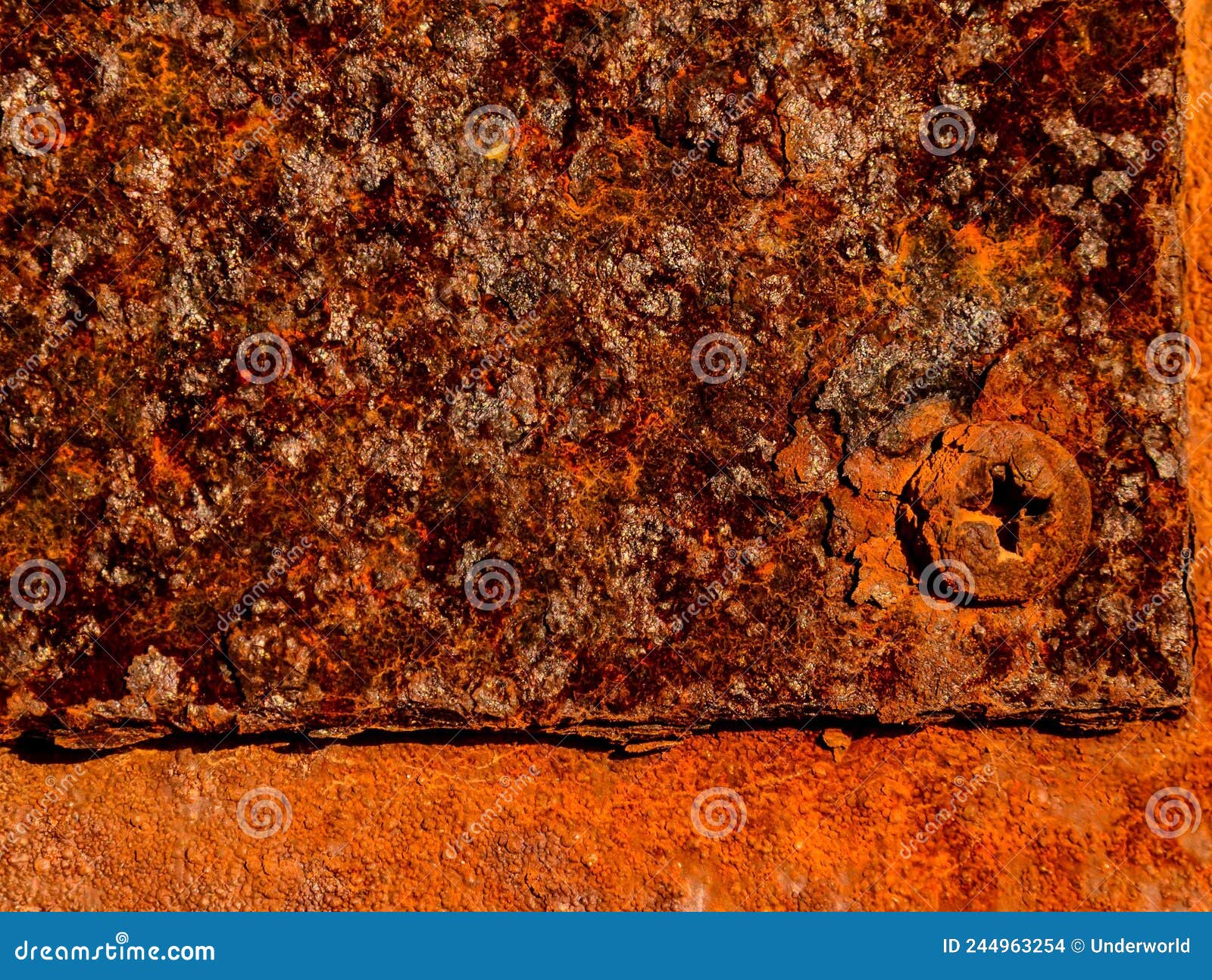 Oxidized Metal Surface stock photo. Image of abstract 244963254