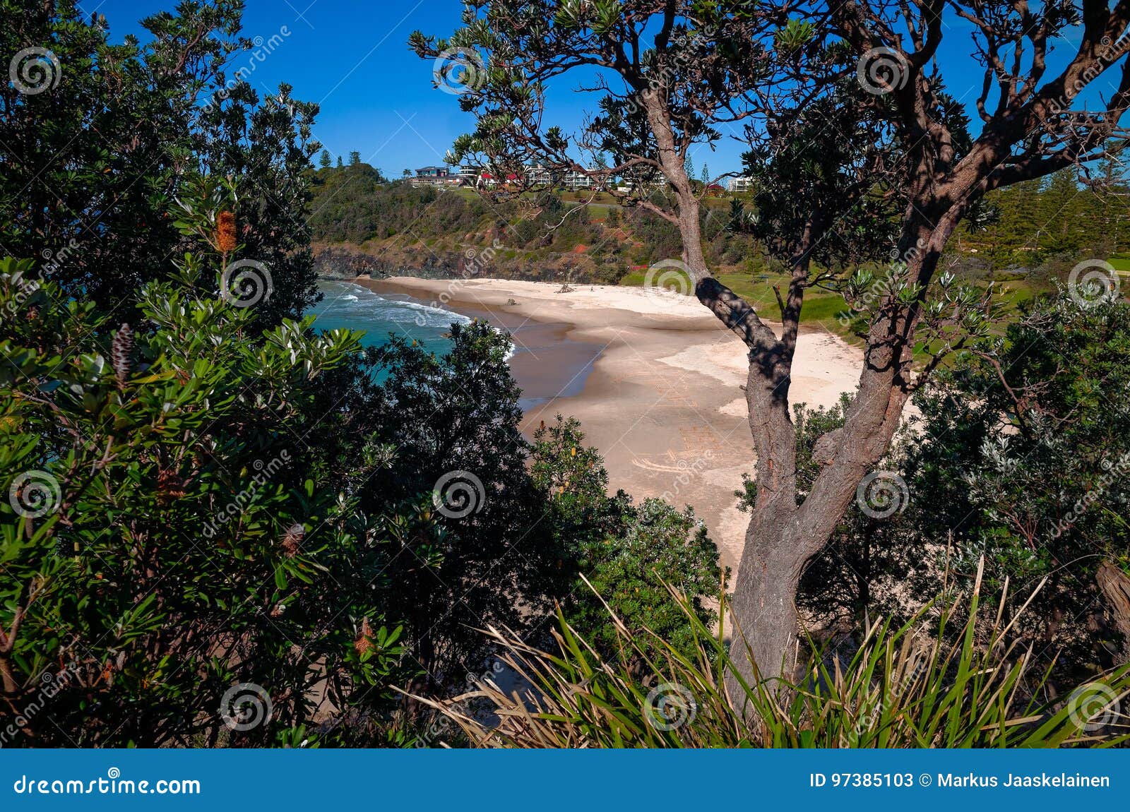 oxley beach at port macquarie australia