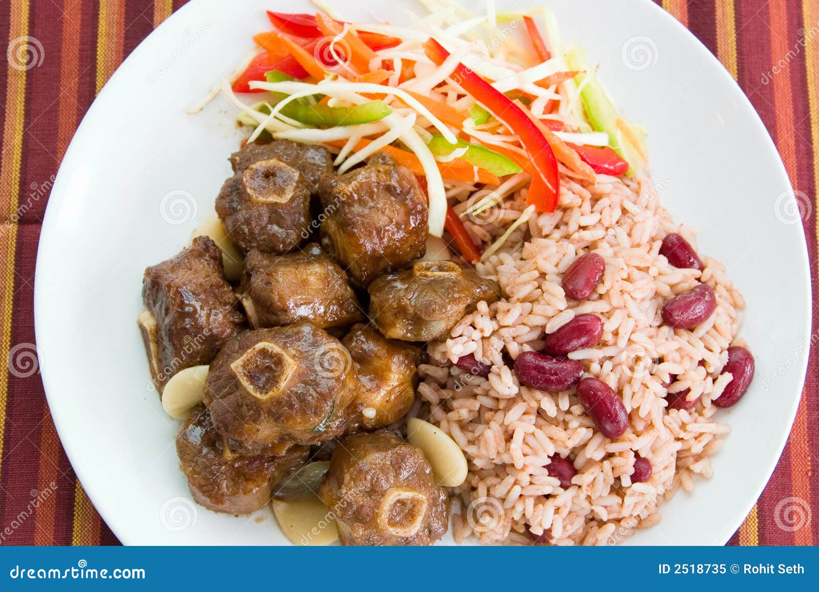 Oxtail Curry with Rice stock image. Image of tasty, curried 2518735