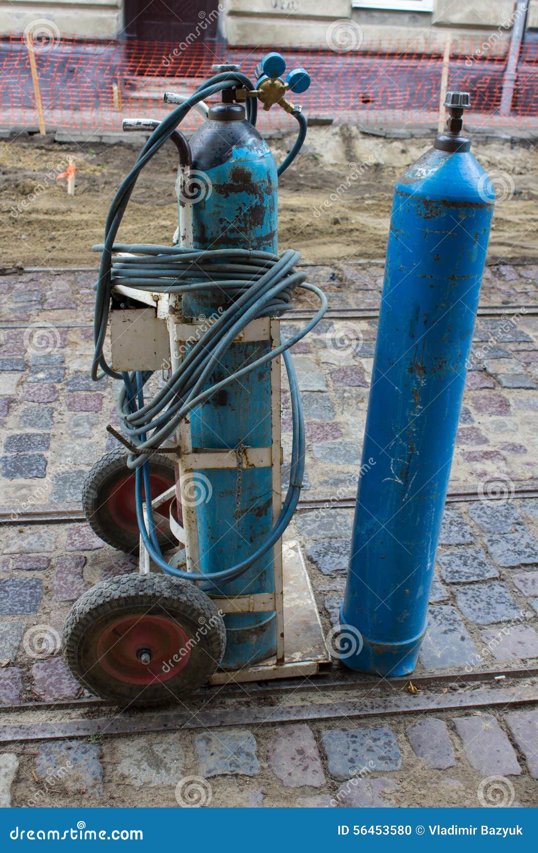 Gas Tank For Welding Stock Image 52365829