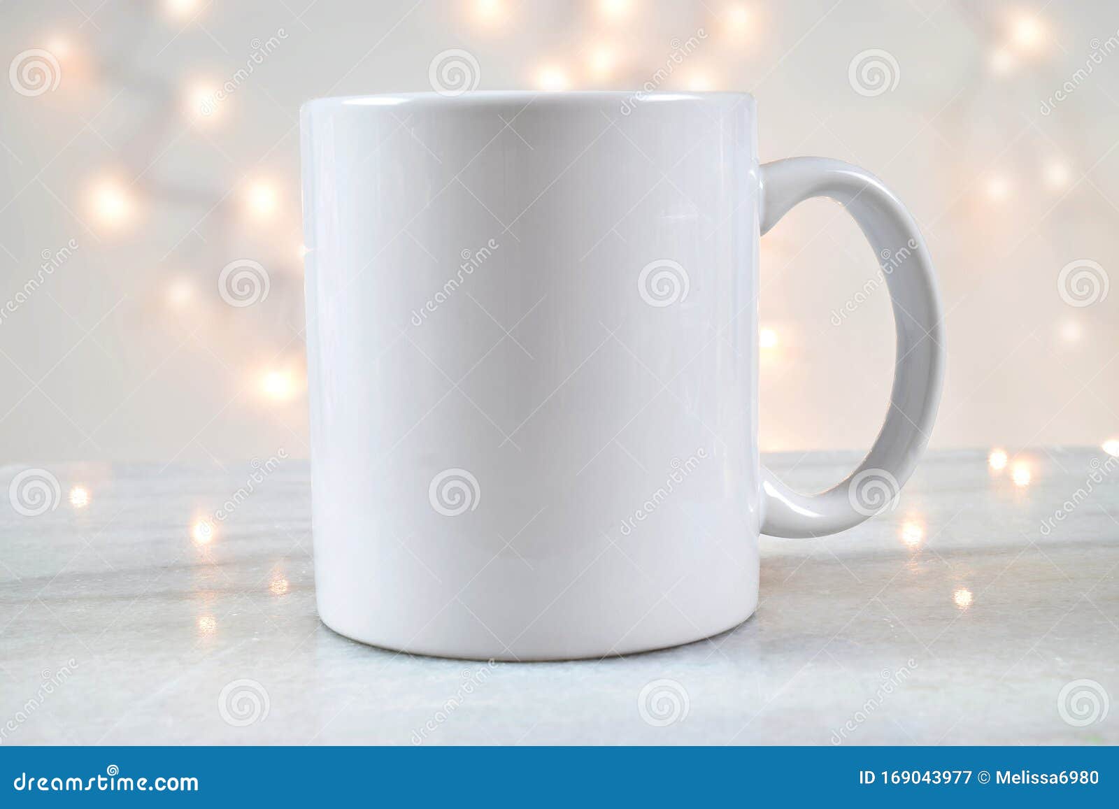 Download 11 Oz White Coffee Mug Mockup With Lights Stock Image Image Of Break Lights 169043977