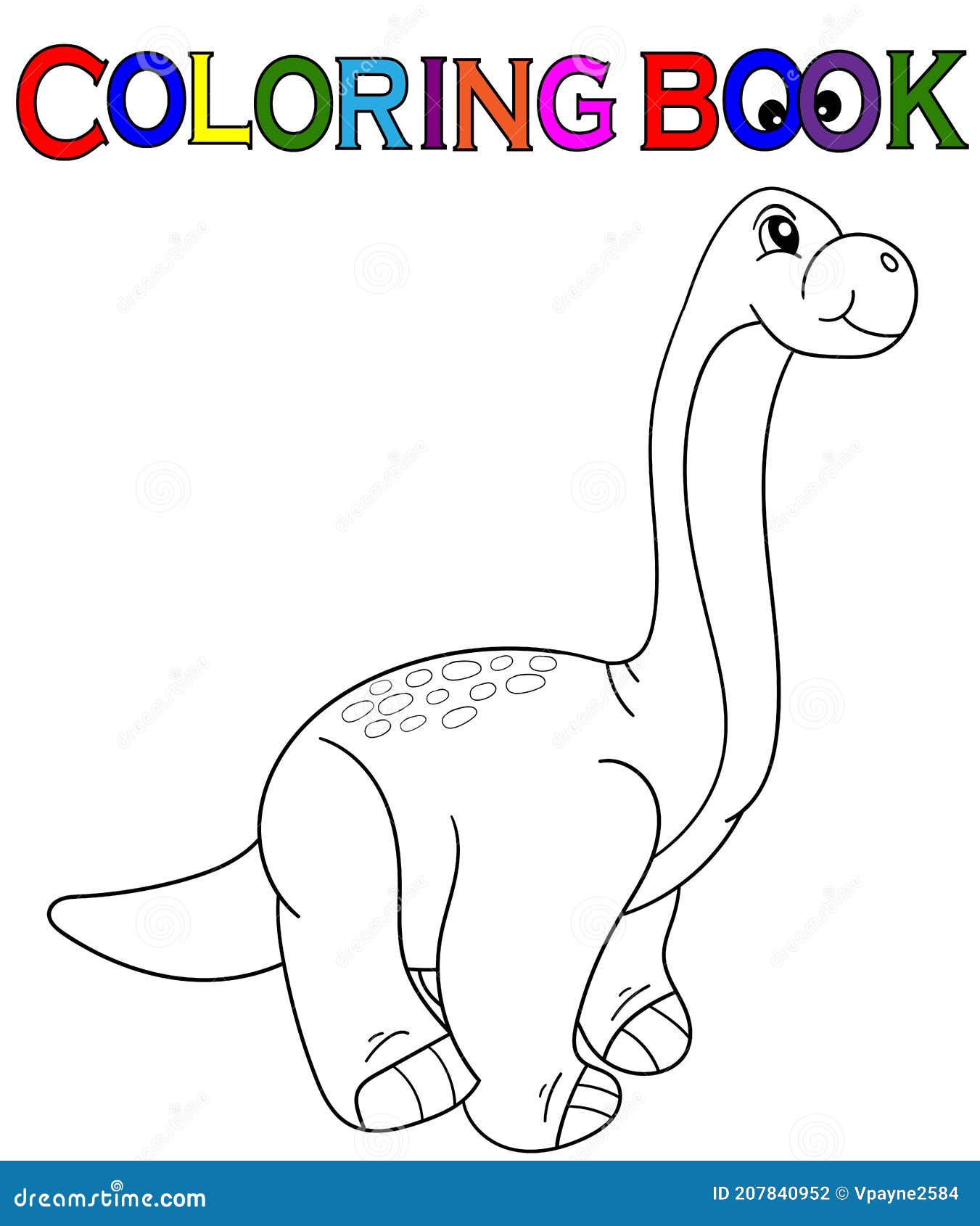 Desenho de Dinossauro Plateossauro para colorir