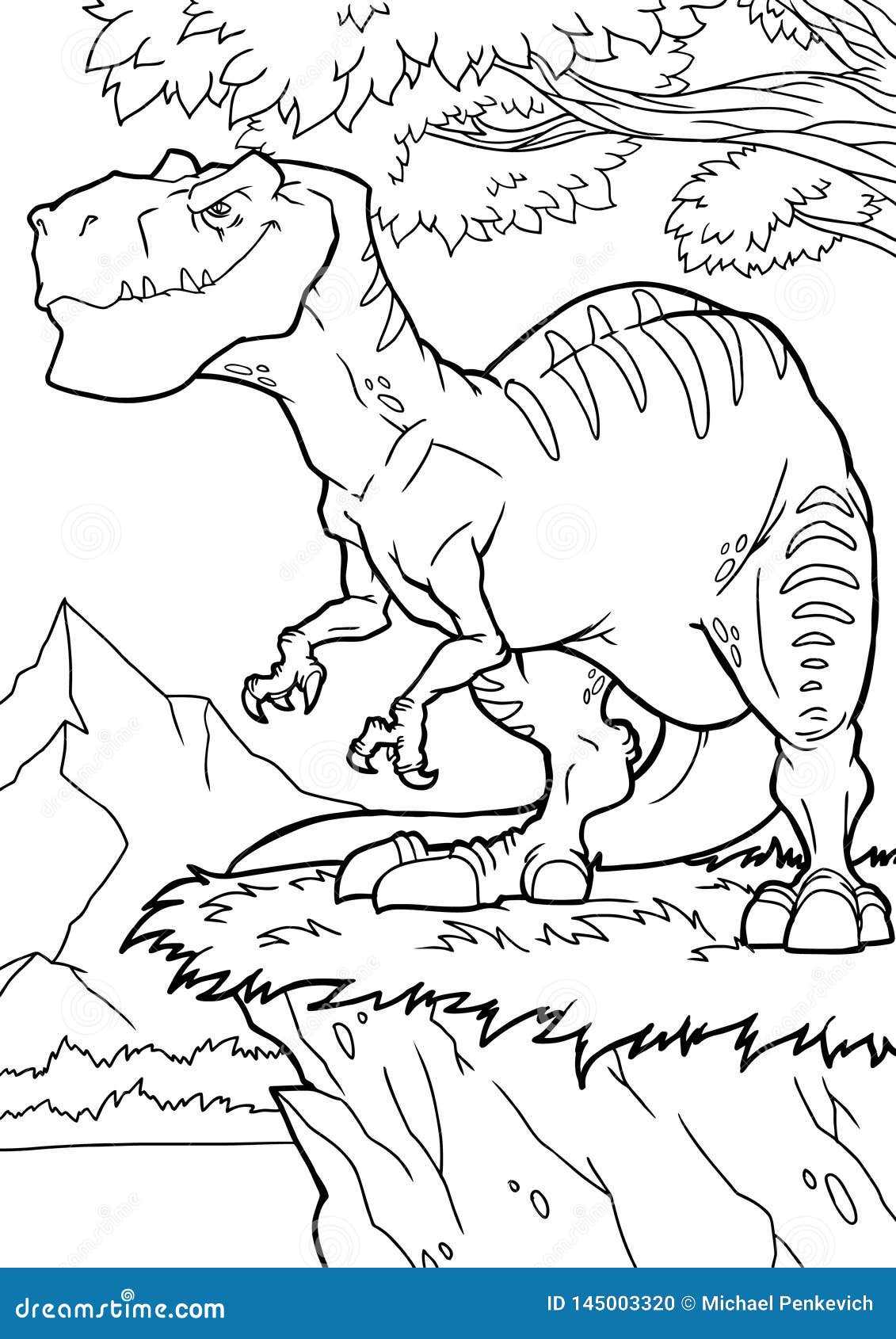 Desenho de Esqueleto tiranossauro rex para Colorir - Colorir.com