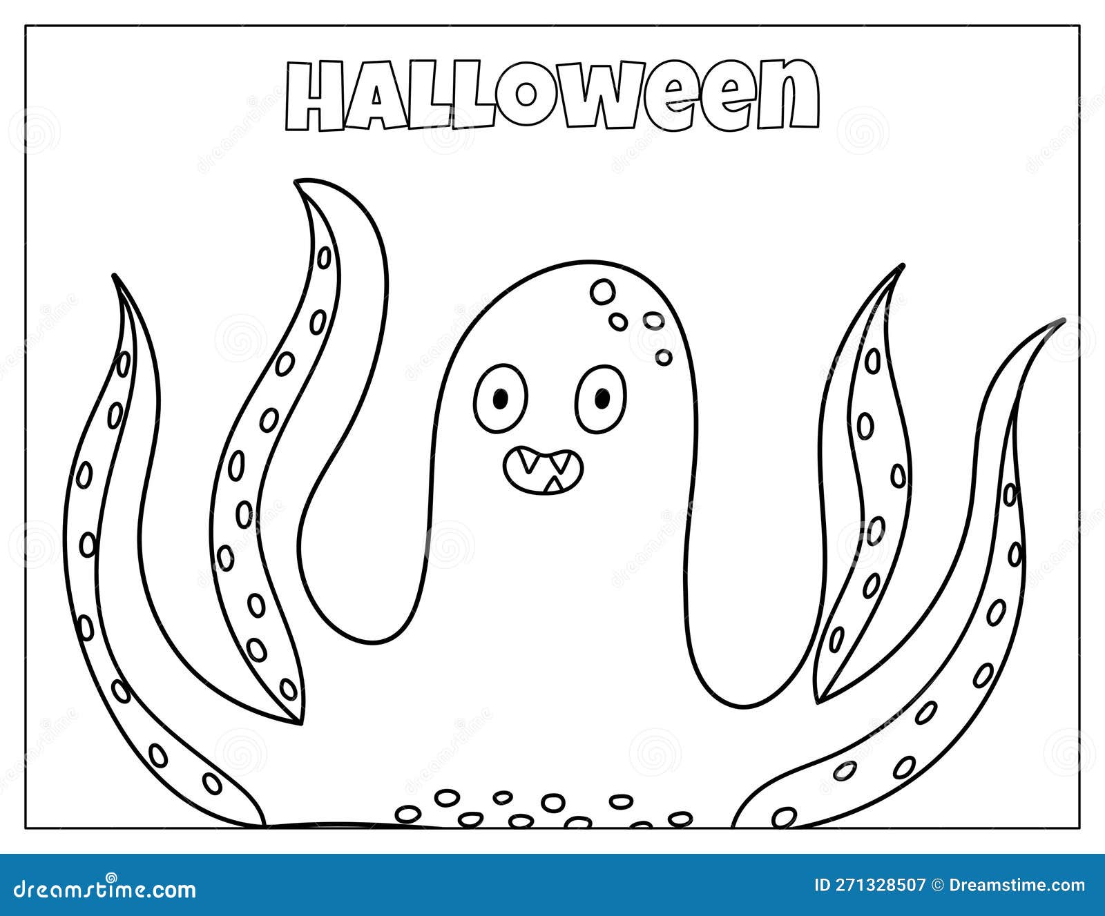 Desenhos para colorir de desenhos animados de halloween com fantasmas fofos  e assustadores para atividades de crianças e adultos