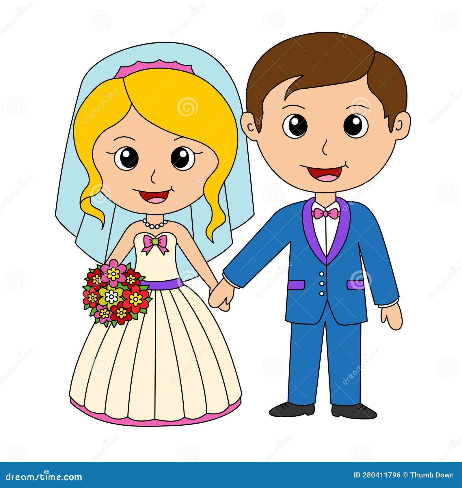 Desenhos de Casamento para Colorir Para Colorir