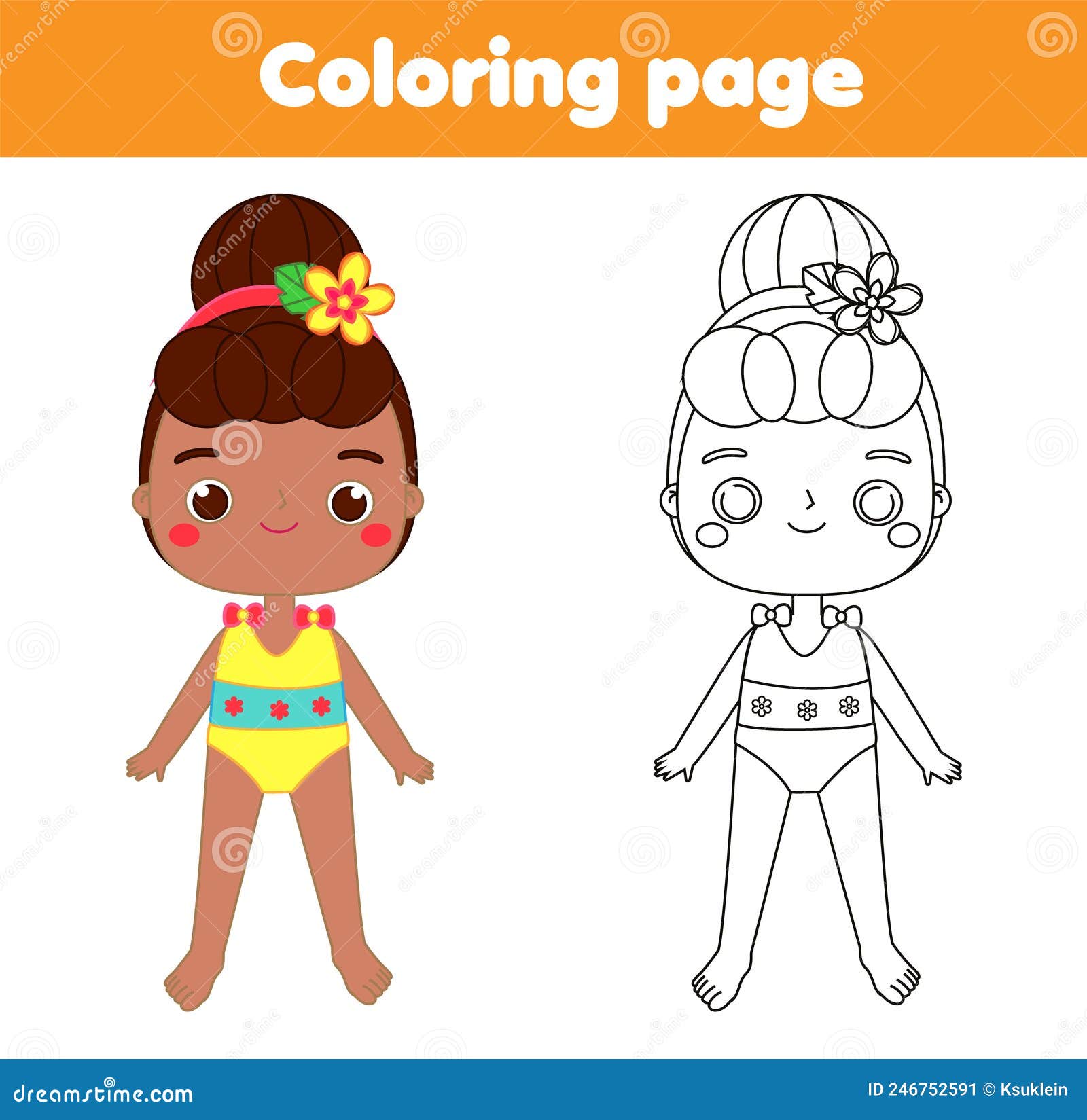 Desenho de Meninas para Colorir - Colorir.com