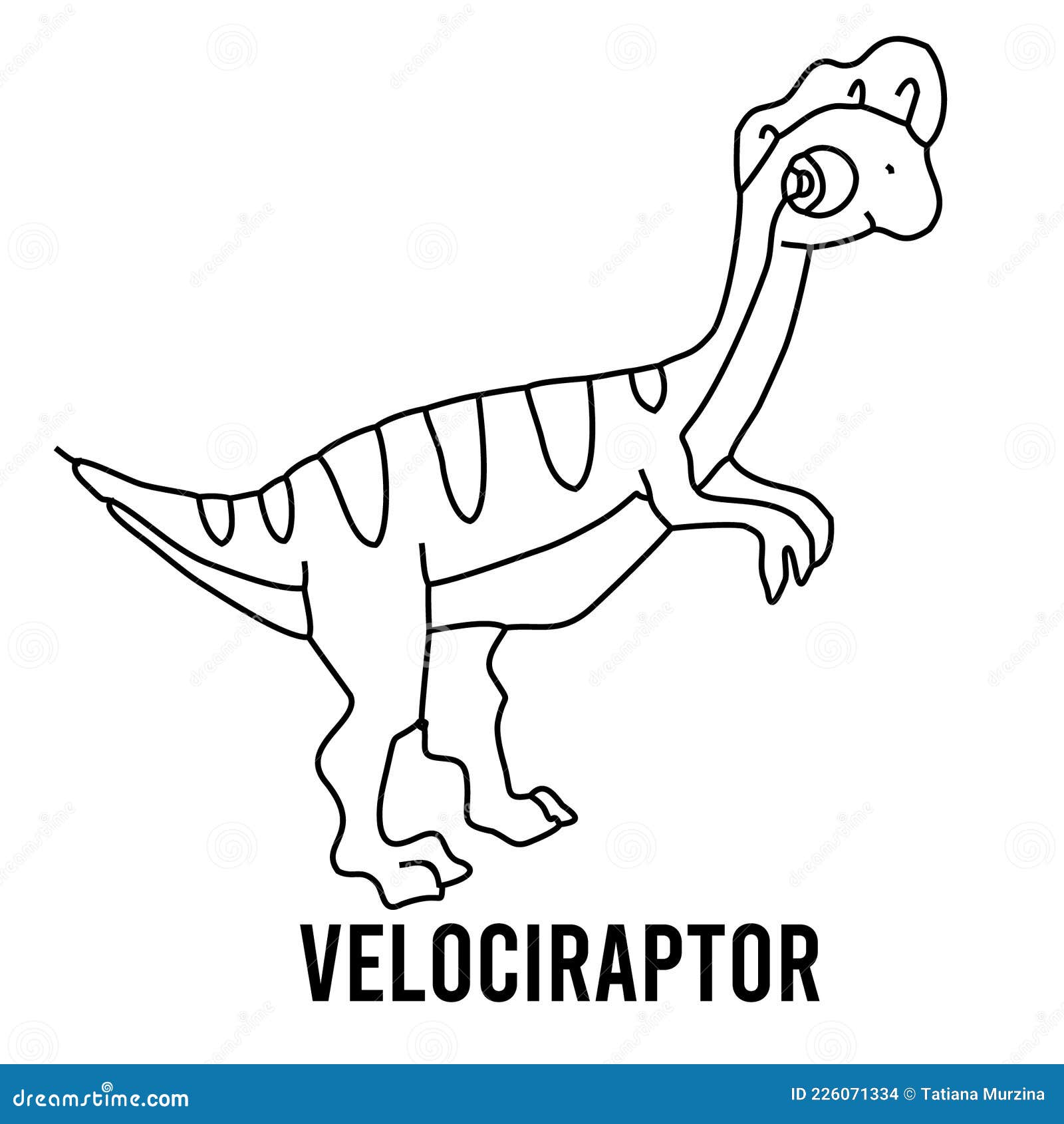 Página De Colorir Dinossauros Para Crianças Pré-escolares. Números