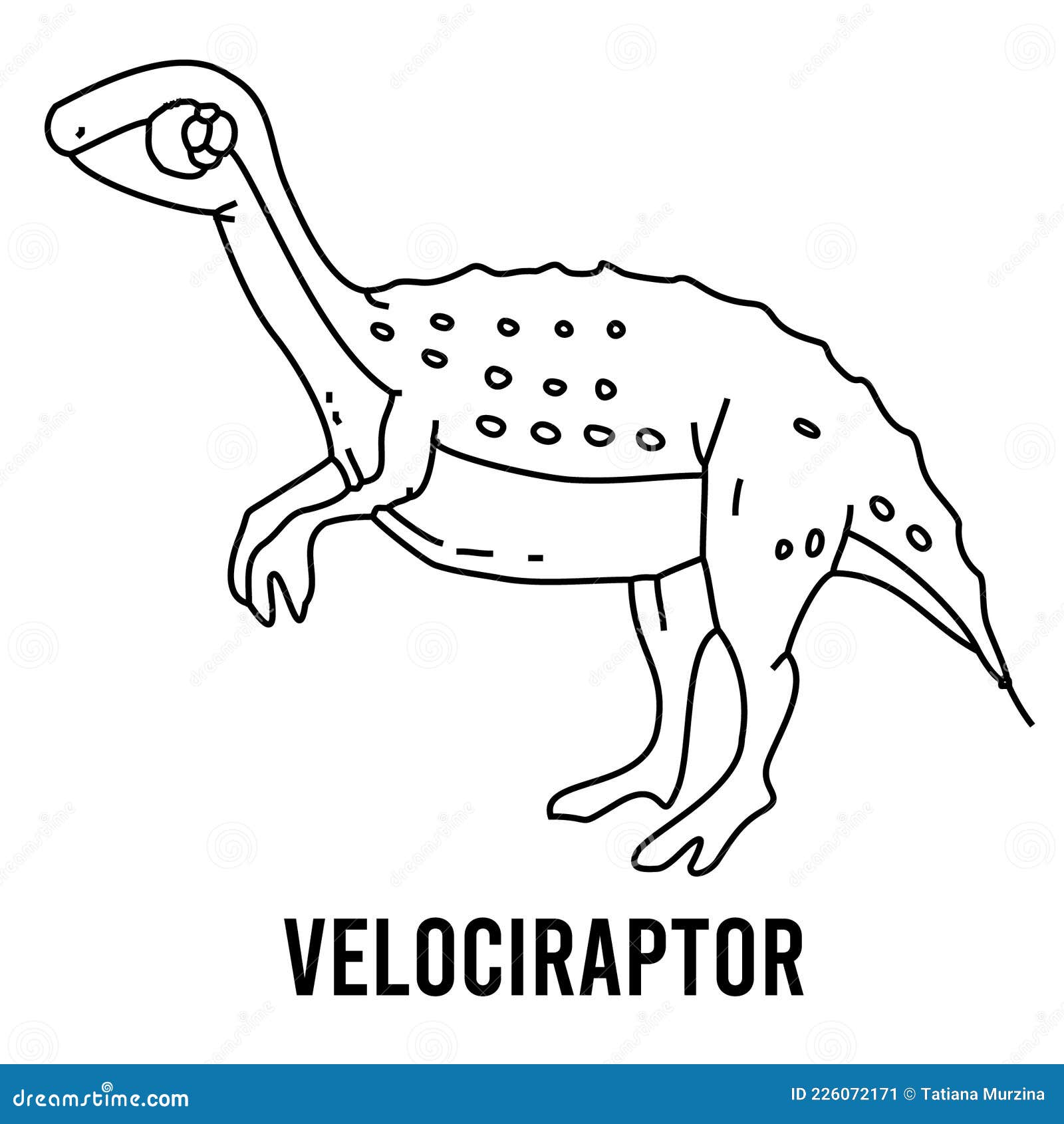 Página De Colorir Dinossauros Para Crianças Pré-escolares. Números