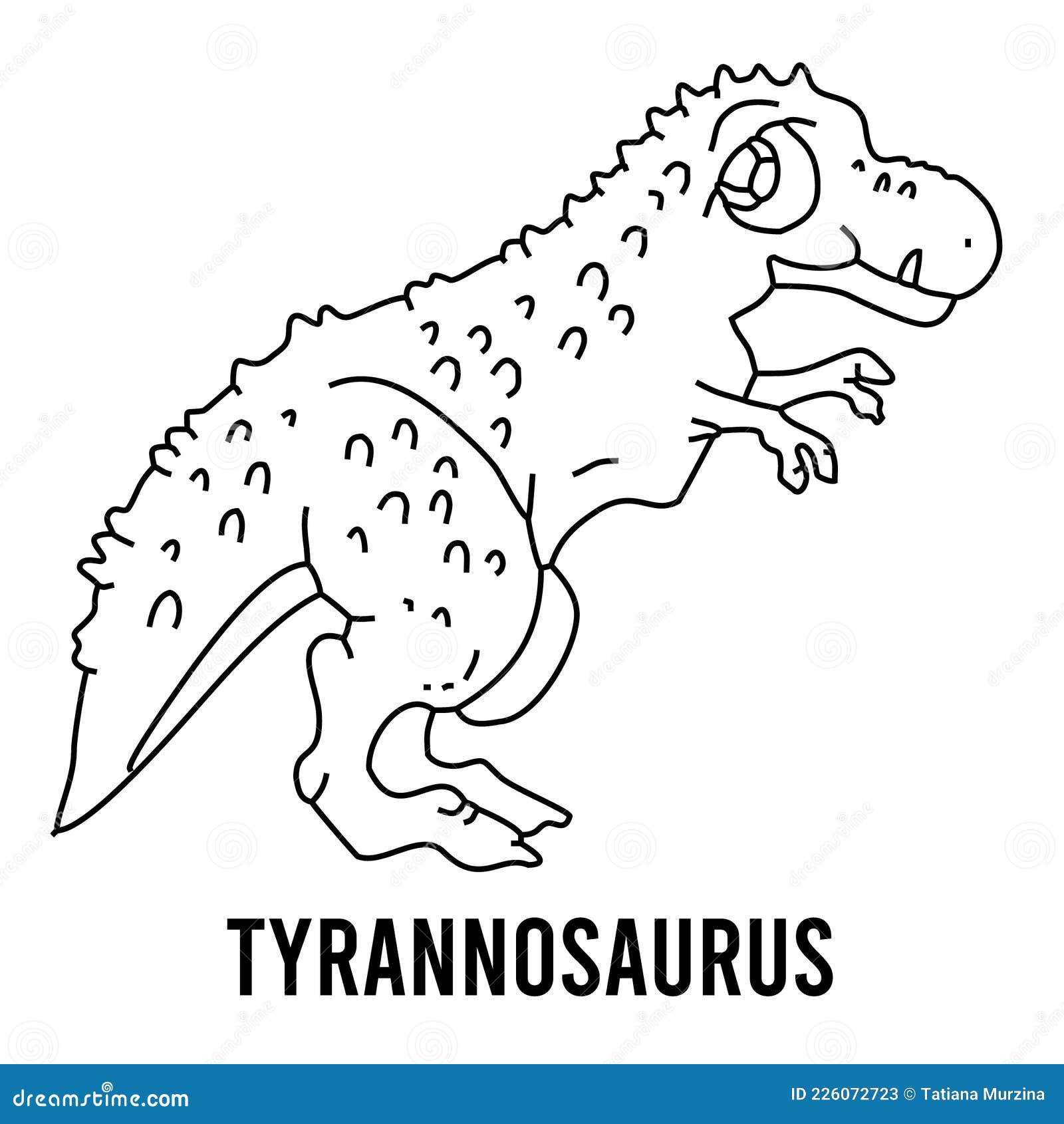 Página De Colorir Dinossauros Para Crianças Pré-escolares. Números