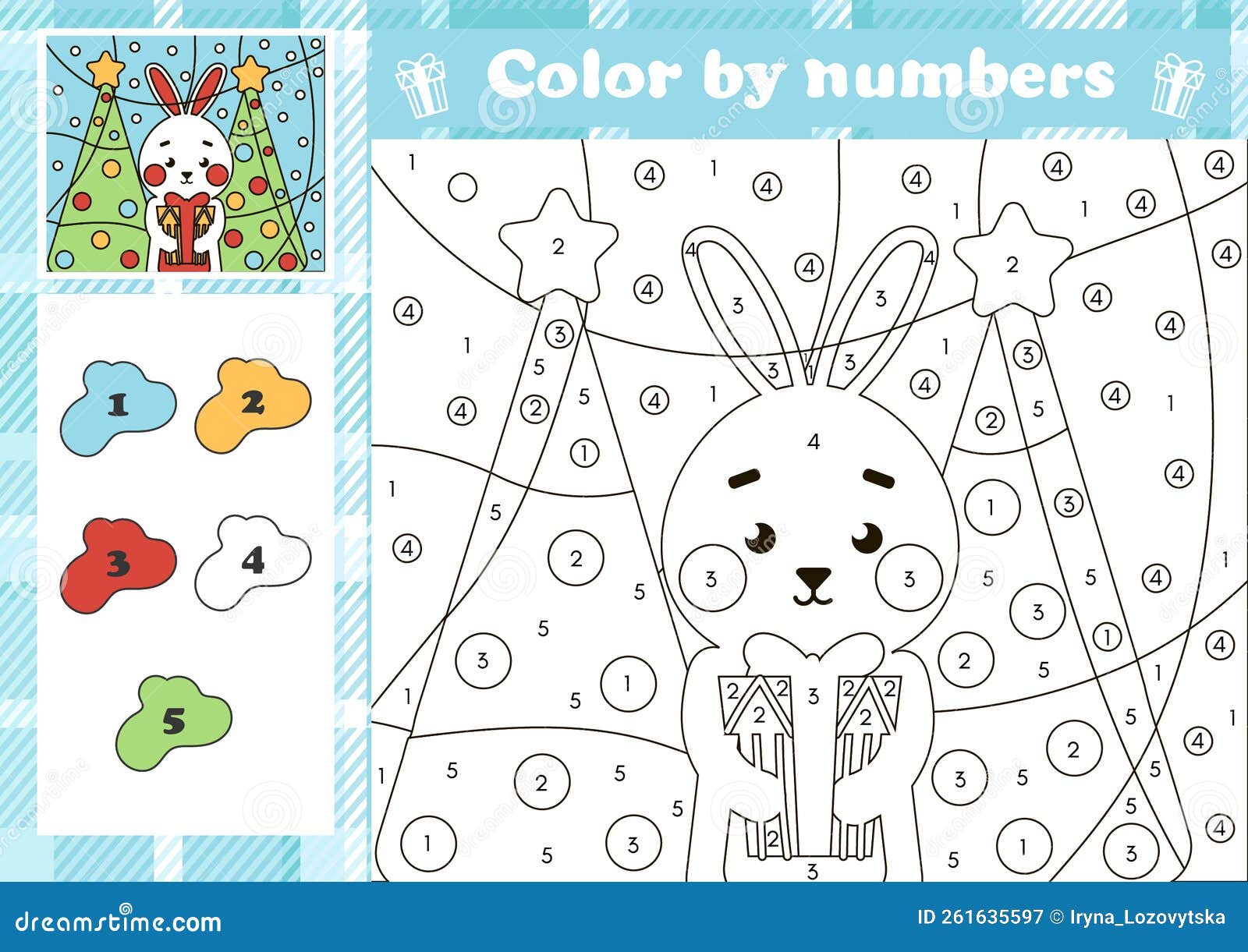 Página para colorir para crianças com personagem de desenho