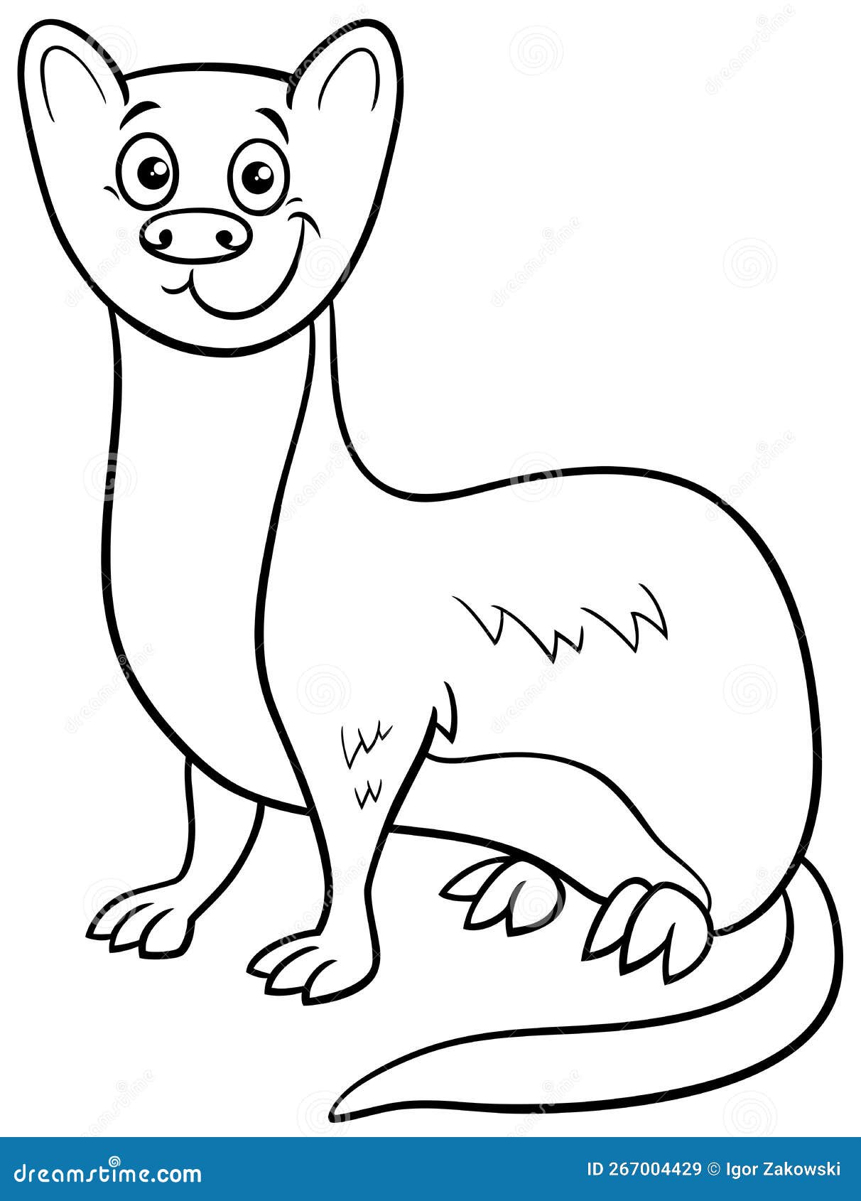 personagens de animais fofinhos para colorir página 2023 18971422 Vetor no  Vecteezy