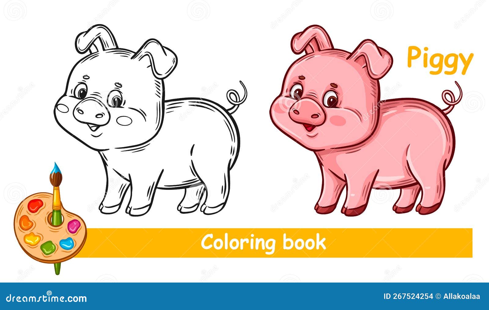 Jogo de educação para crianças, página para colorir da folha de