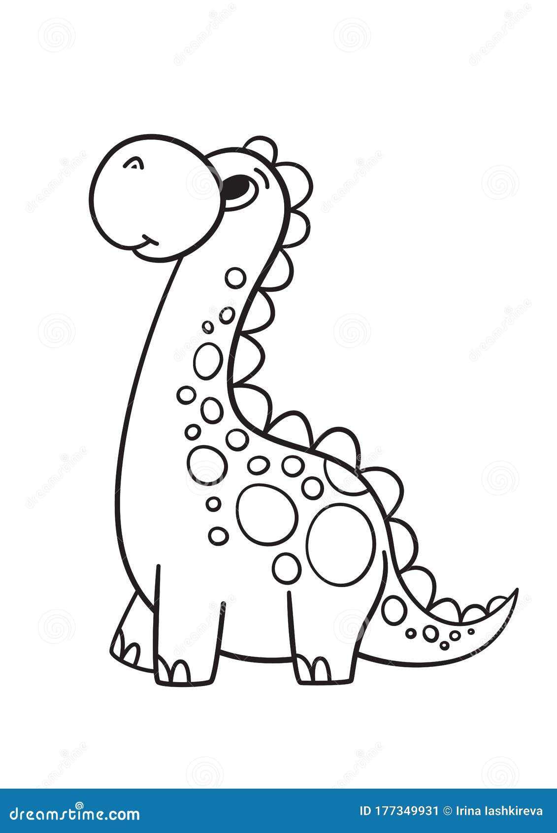 A Ilustração Do Vetor Dos Desenhos Animados Do Livro Para Colorir Do  Dinossauro Ajustou 1 Ilustração do Vetor - Ilustração de diferente, dino:  85940255