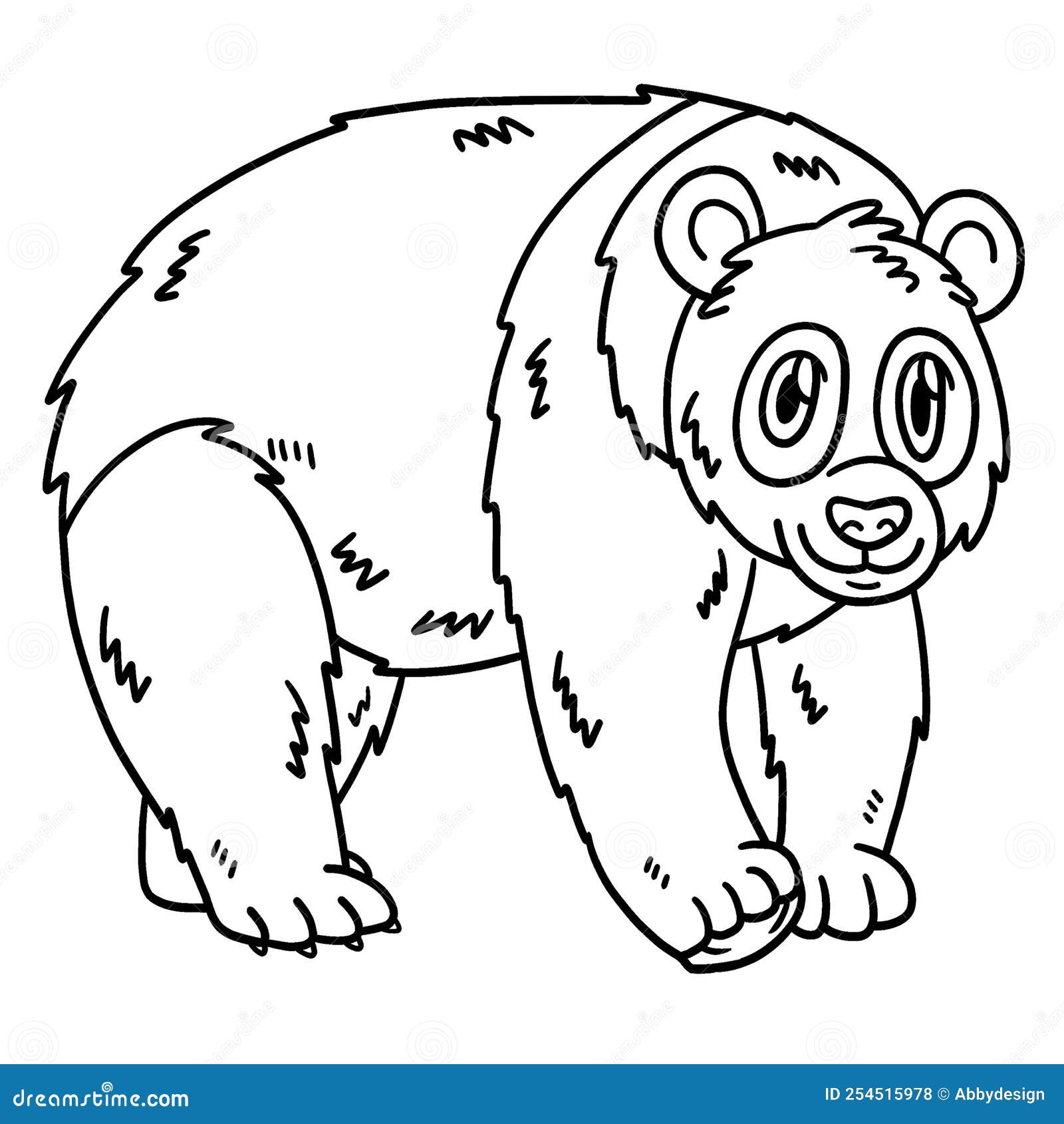 Desenho de Panda Emoji para colorir