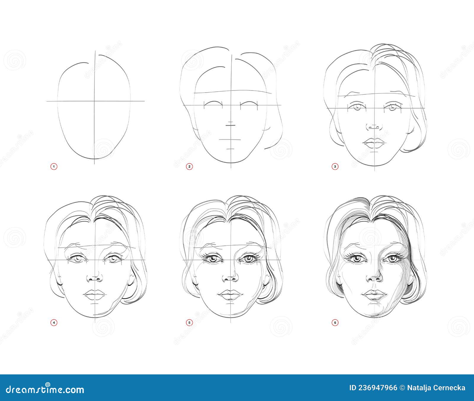 Qualquer pessoa pode desenhar rostos. Tutorial de desenho passo-a
