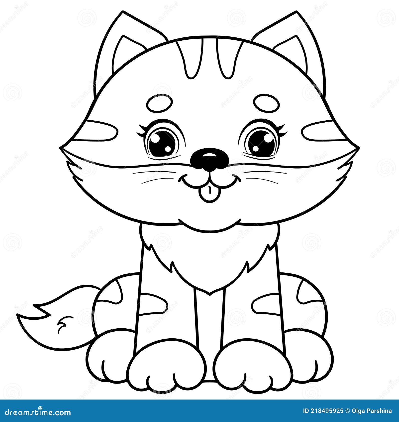 Página Para Colorear Contorno De Dibujos Animados Lindo Gato. Libro Para Colorear Para Niños Ilustración del Vector - Ilustración de escuela, rojo: 218495925 Página Para Colorear Contorno De Dibujos Animados Lindo Gato. Libro Para Colorear Para Niños Ilustración del Vector - Ilustración de escuela, rojo: 218495925