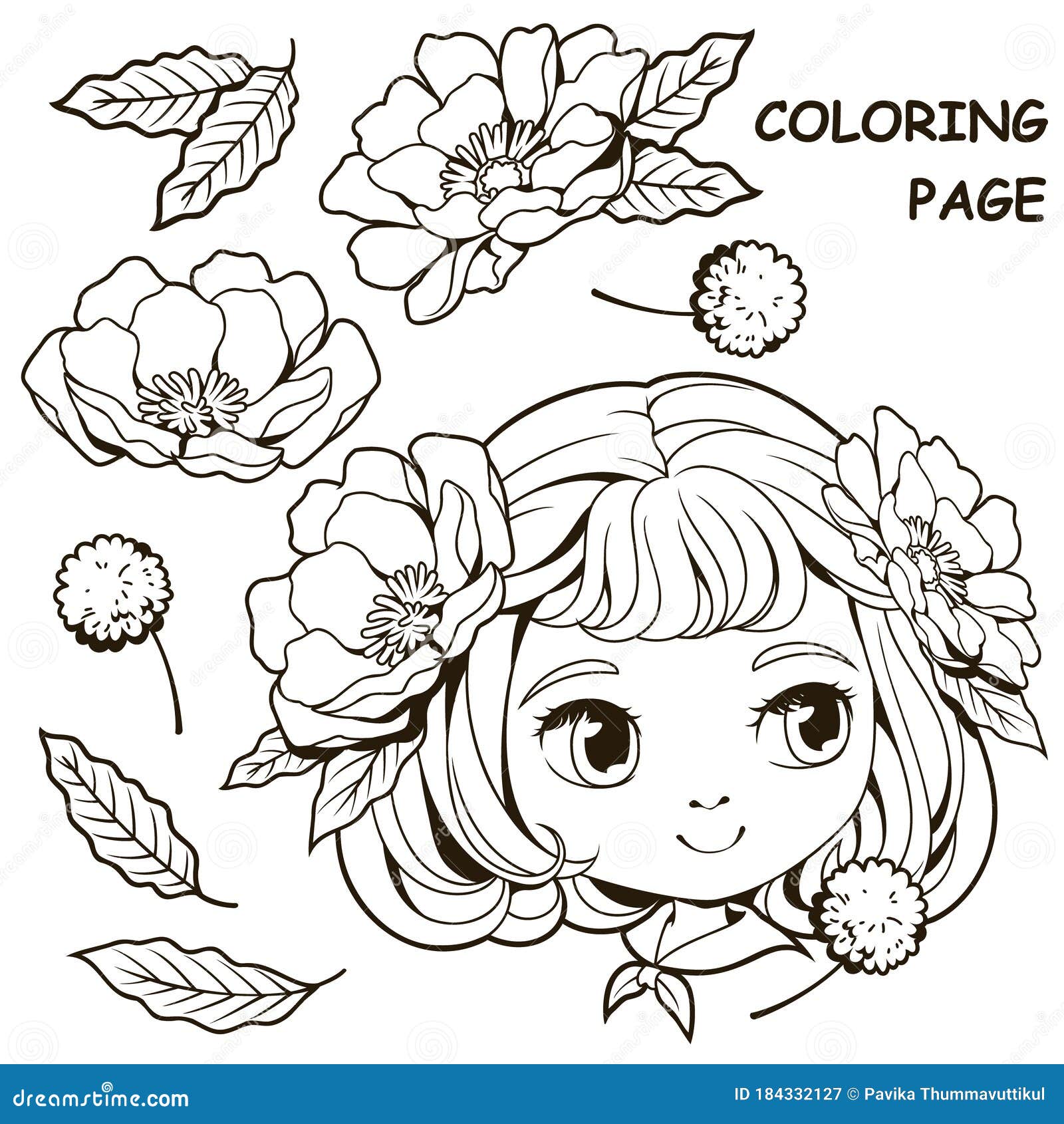 Páginas Adorables De Color De Flores Y Niñas 2 Ilustración del Vector - Ilustración de garabato, hermoso: 184332127 Páginas Adorables De Color De Flores Y Niñas 2 Ilustración del Vector - Ilustración de garabato, hermoso: 184332127