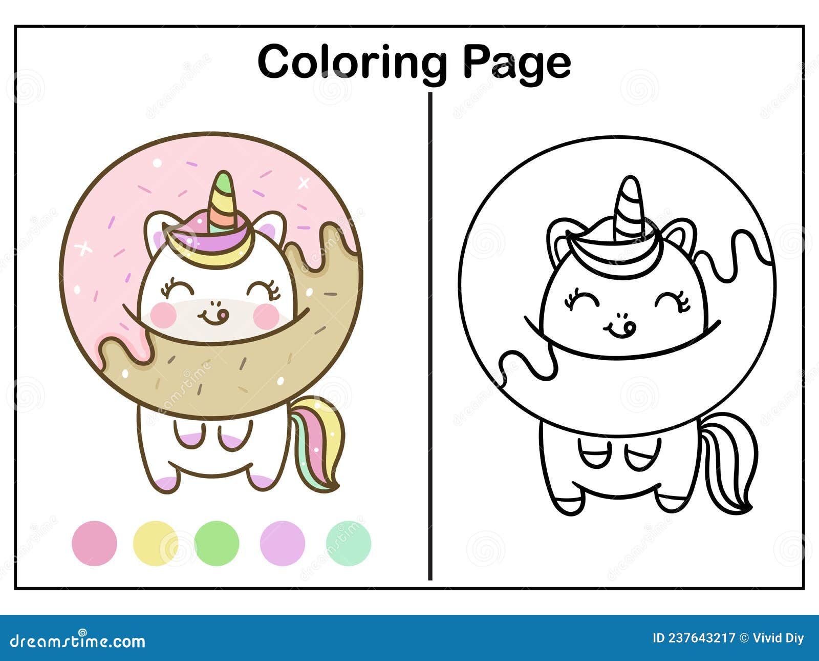 Baixar Vetor De Desenhos De Livros Para Colorir De Doces Kawaii