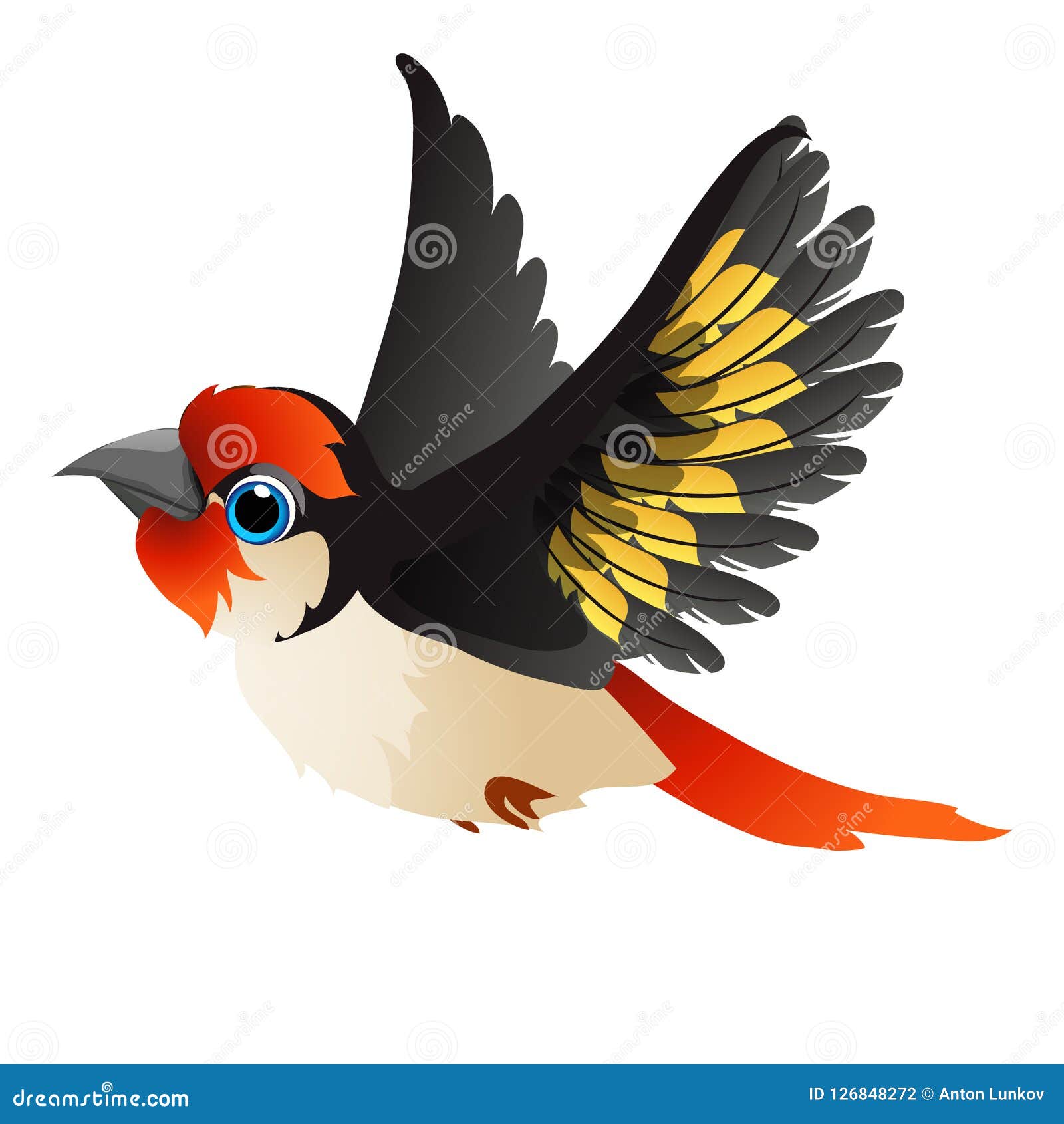 Pájaro Animado Lindo Aislado En El Fondo Blanco Ejemplo Del Primer De La Historieta Del Vector Ilustración del Vector - Ilustración de travieso, solapa: 126848272 Pájaro Animado Lindo Aislado En El Fondo Blanco Ejemplo Del Primer De La Historieta Del Vector Ilustración del Vector - Ilustración de travieso, solapa: 126848272