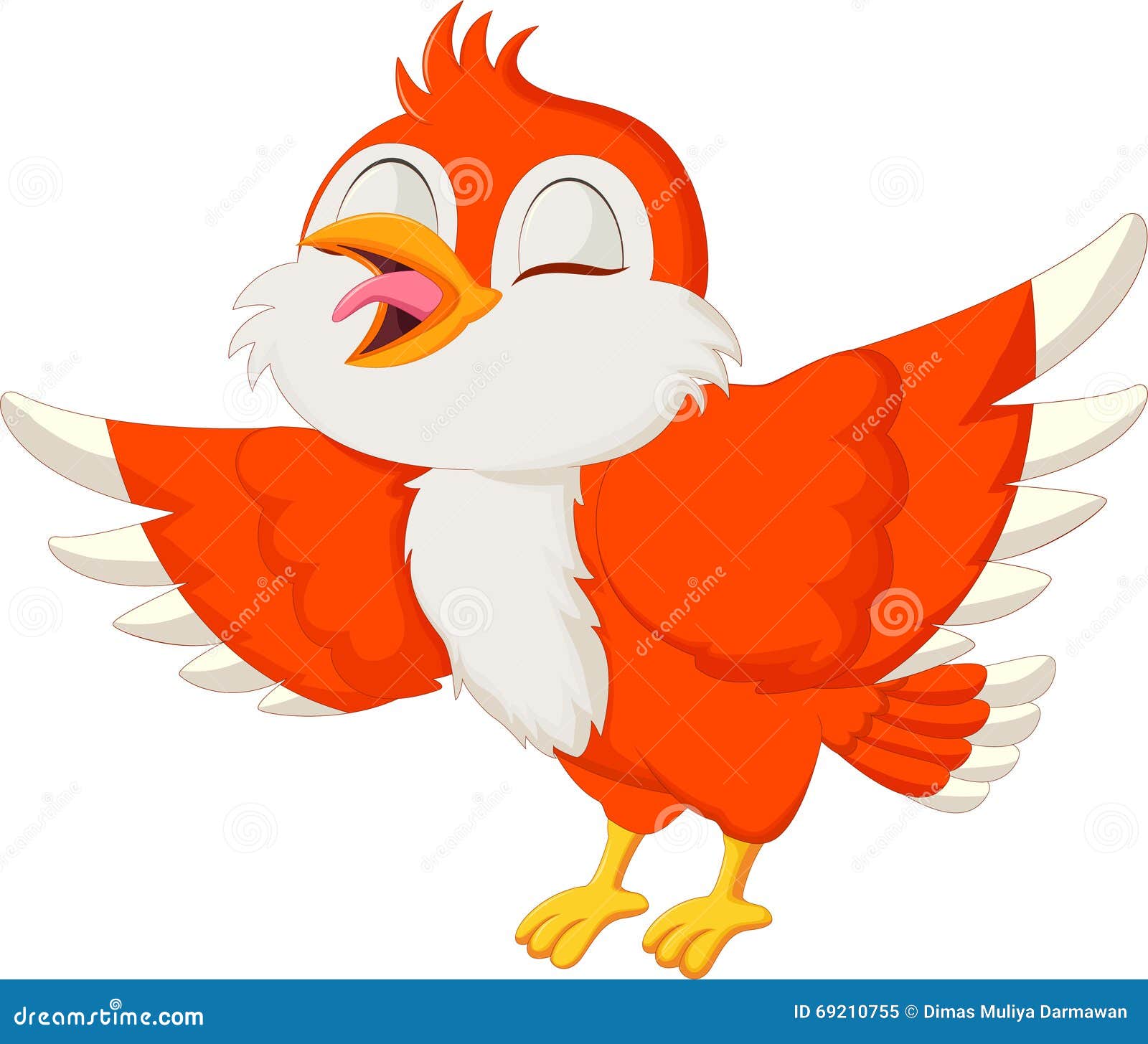 Pájaro Rojo Lindo Que Canta Stock de ilustración - Ilustración de canto, musical: 69210755 Pájaro Rojo Lindo Que Canta Stock de ilustración - Ilustración de canto, musical: 69210755