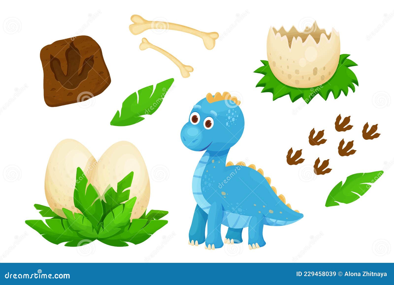 Desenho De Tarefa única Com Desenhos Animados Dinossauros Para